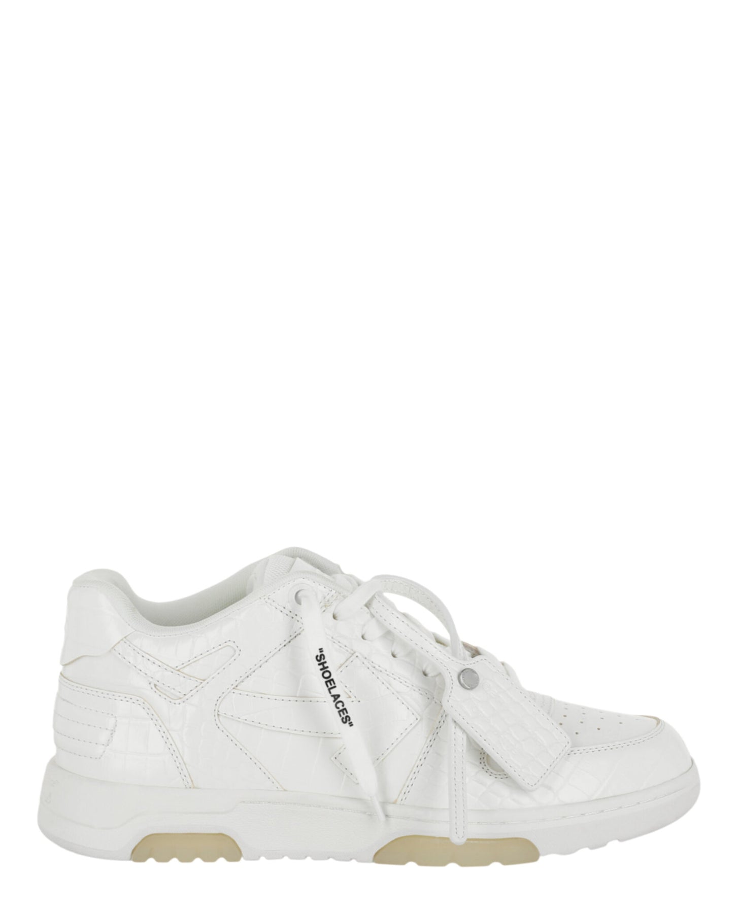 Out Of Office Crocodile-Embossed Low-Top Sneakers 7764985479228