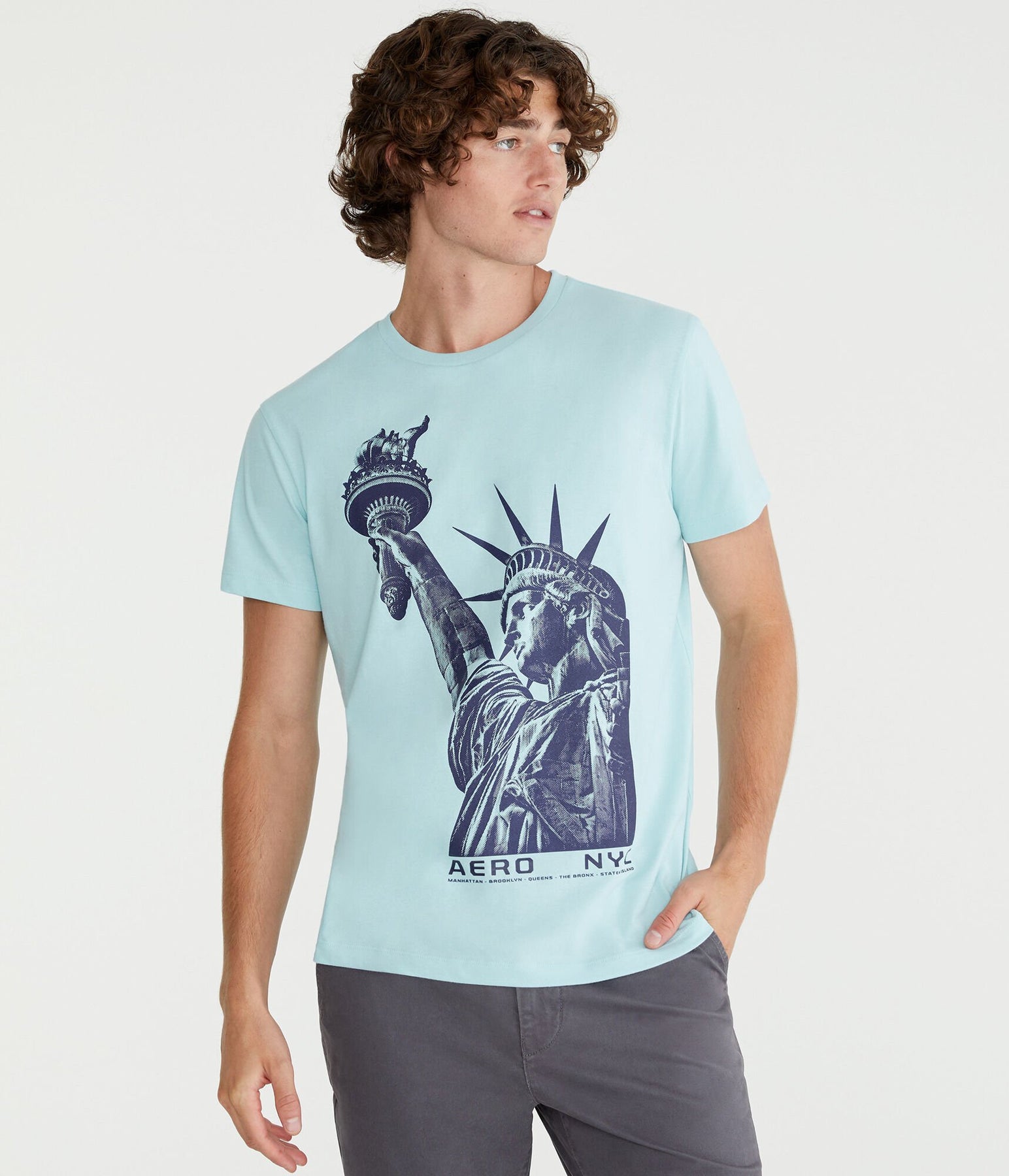 Aeropostale Nyc Statue Of Liberty Graphic Tee 7833219956796