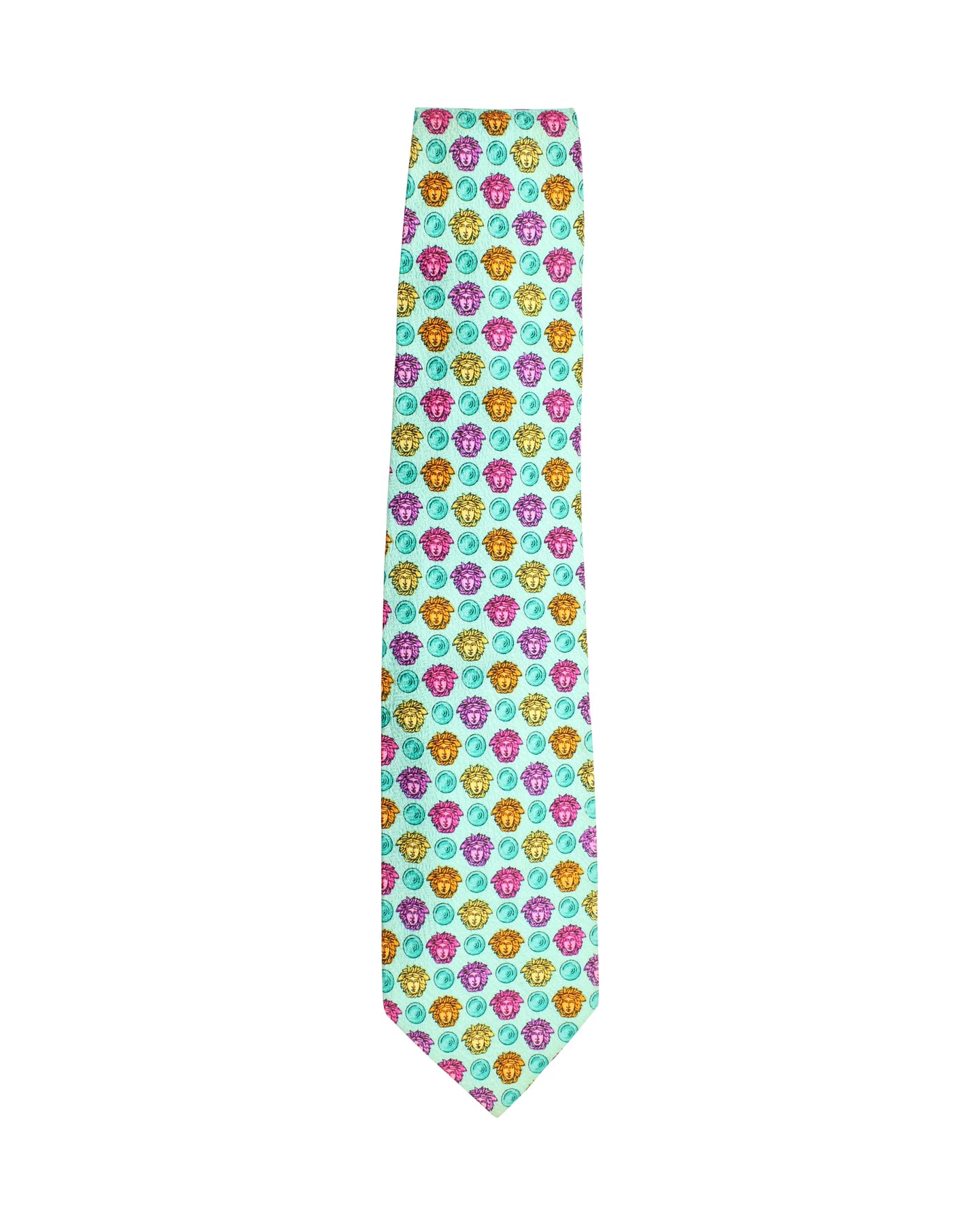 Gianni Versace Printed Tie in Multicolor Silk 7748758437948