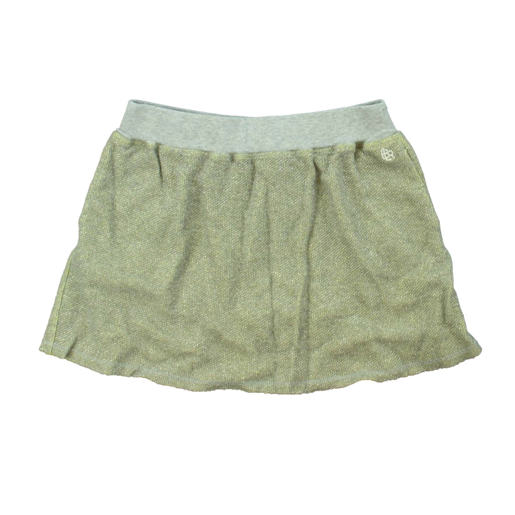 Bellerose Girls Gray | Yellow Skirt 7805833543740