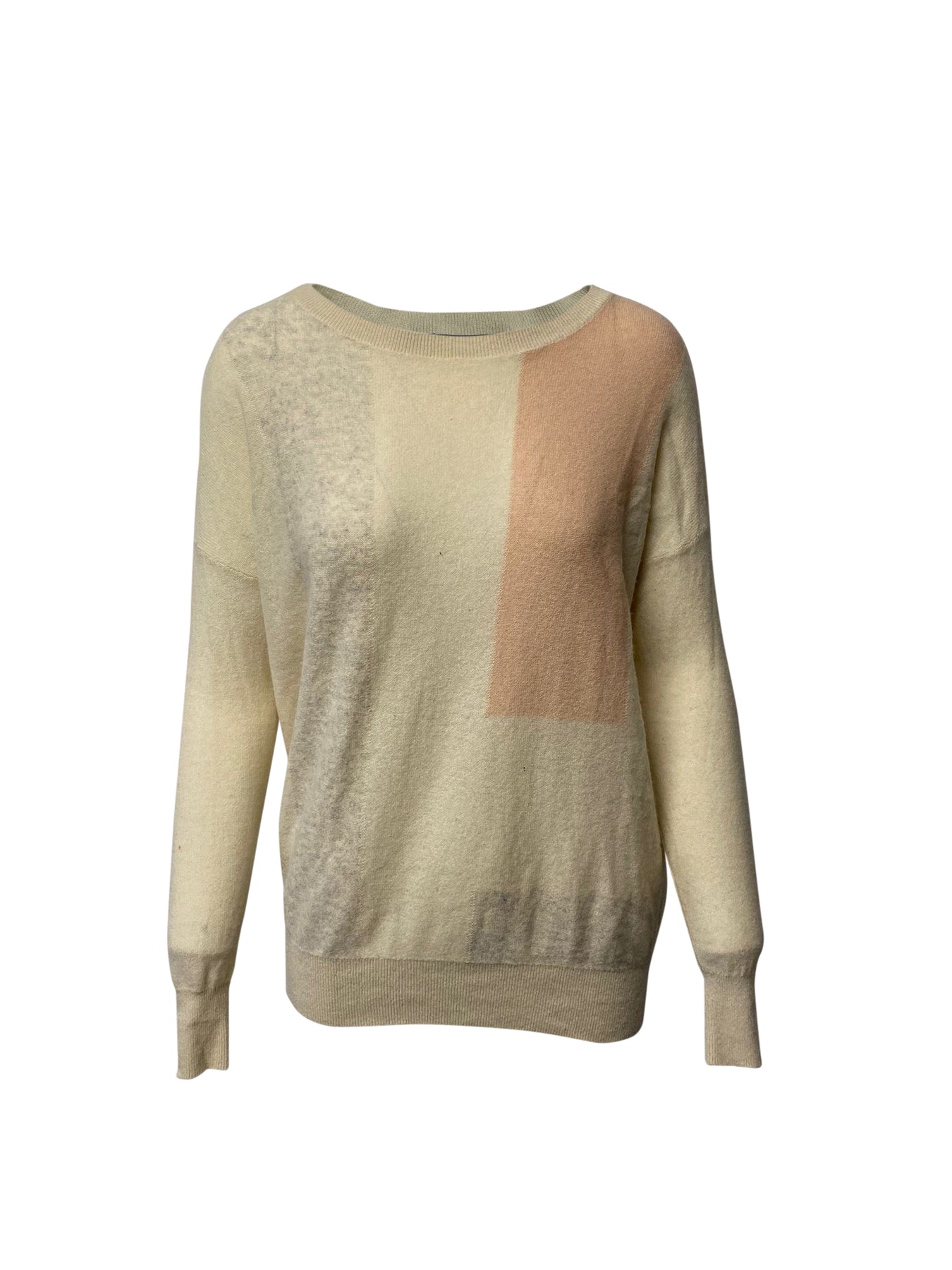 Vince Colorbock Sweater in Beige Cashmere 7766527967292