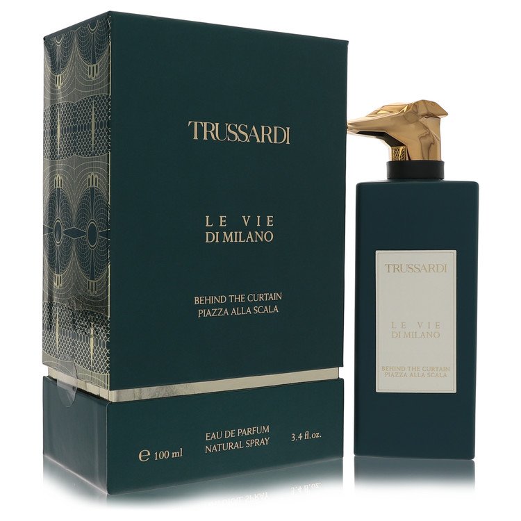 Behind The Curtain Plazza Alla Scala by Trussardi Eau De Parfum Spray (Unisex) 3.4 oz for Men 7827800686652