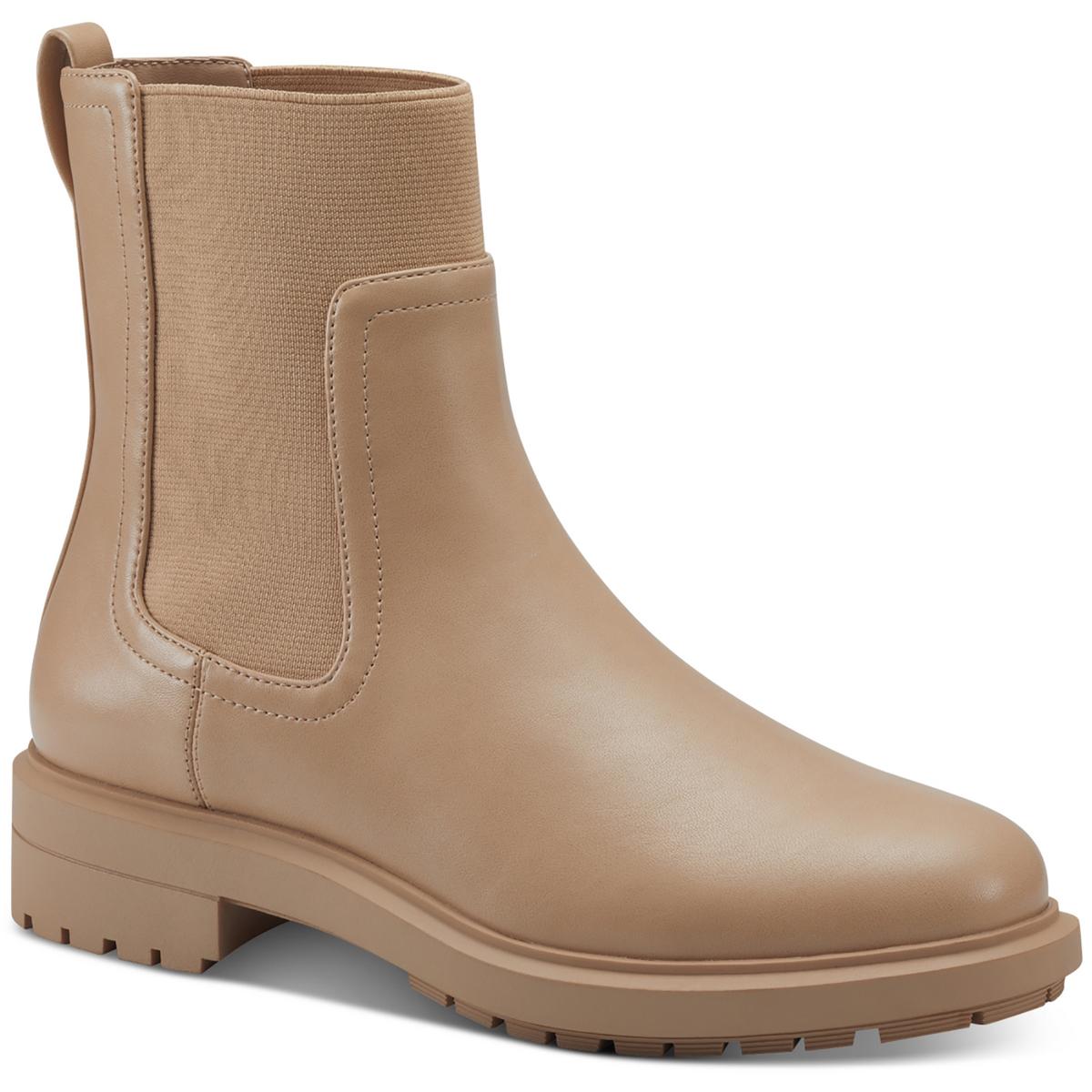 Tackomap Faux Leather Pull On Booties