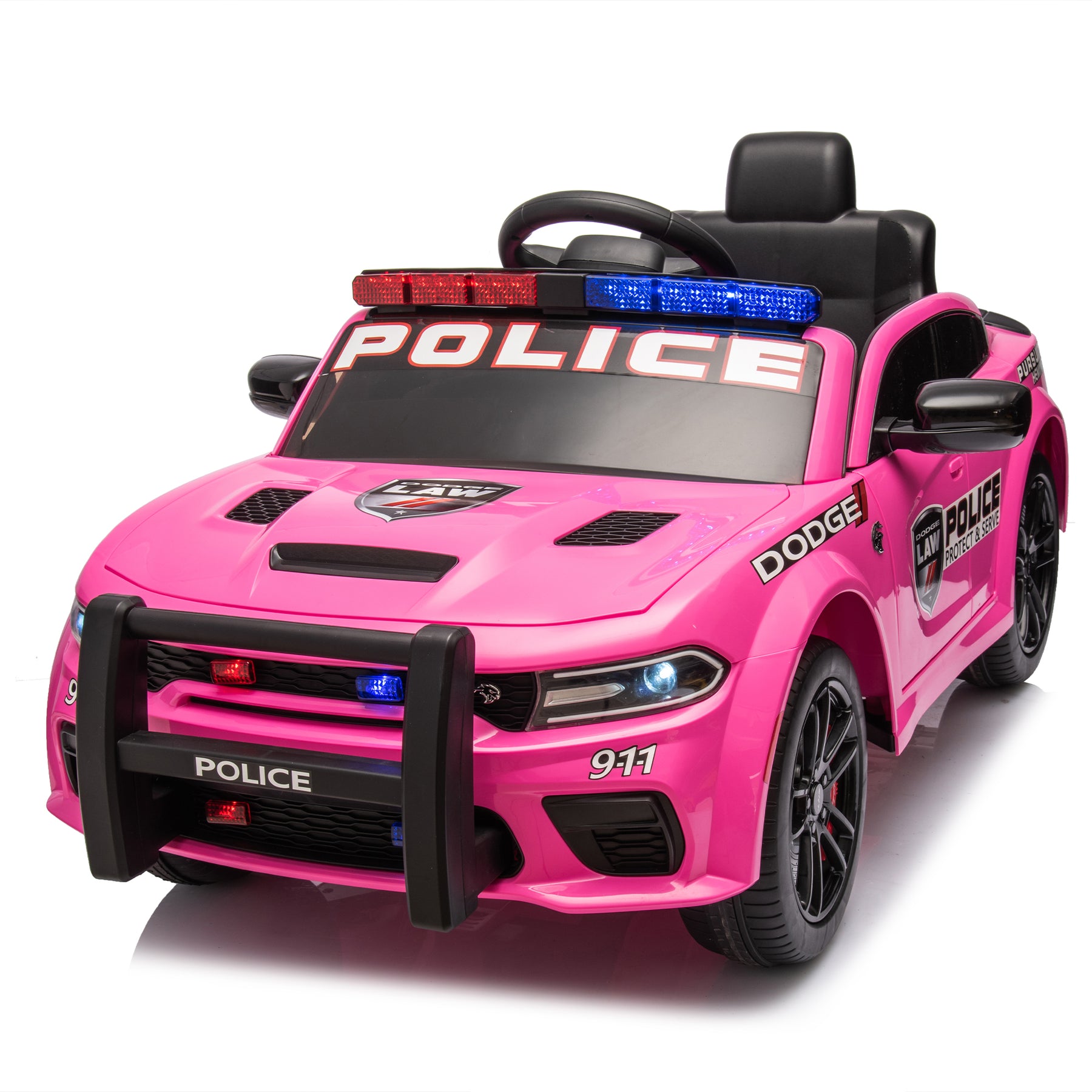 Streamdale Licensed 12V Dodge Charger Kids Ride-On Car with Remote Control & Suspension 7832934776892