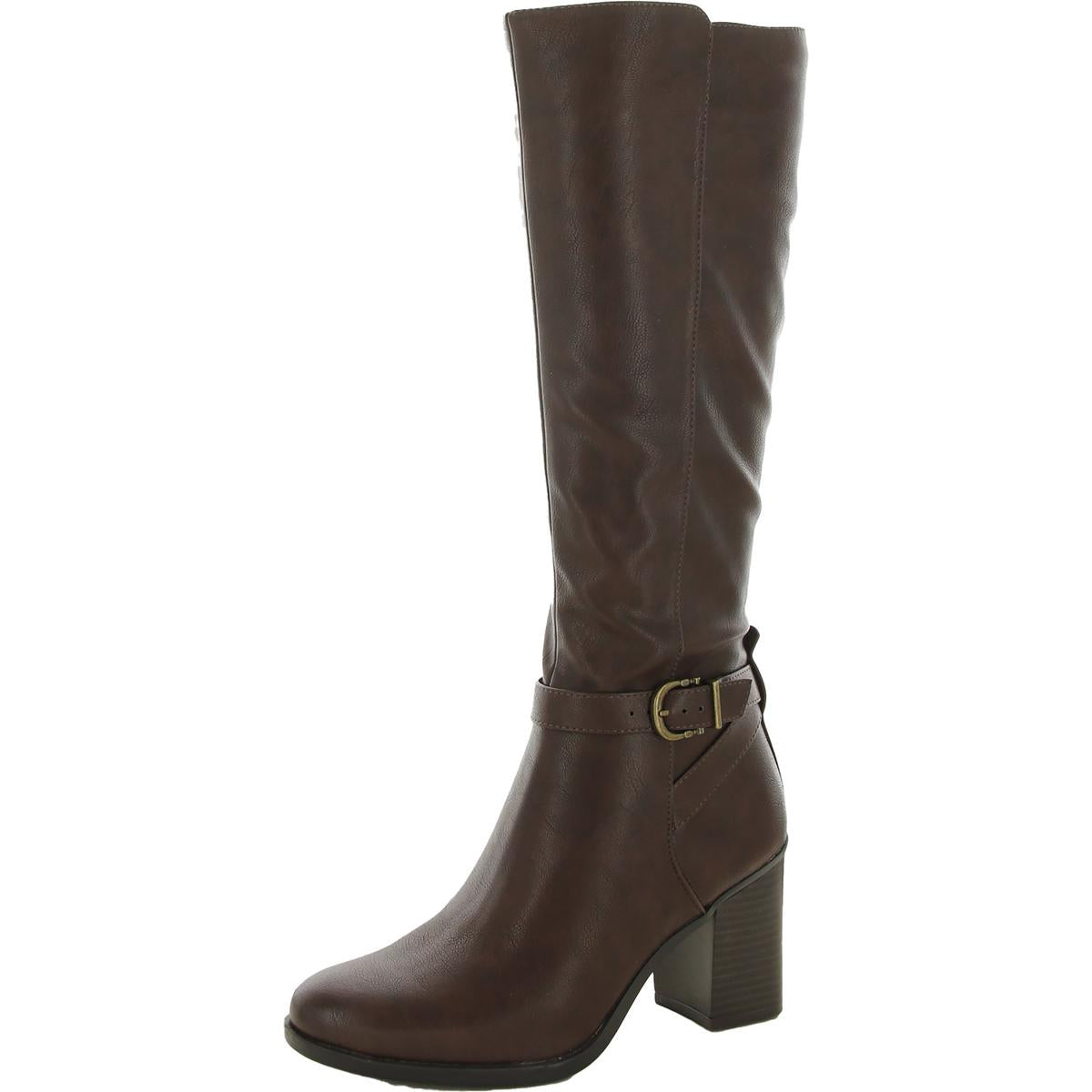 Joslynn Faux Leather Knee-High Boots