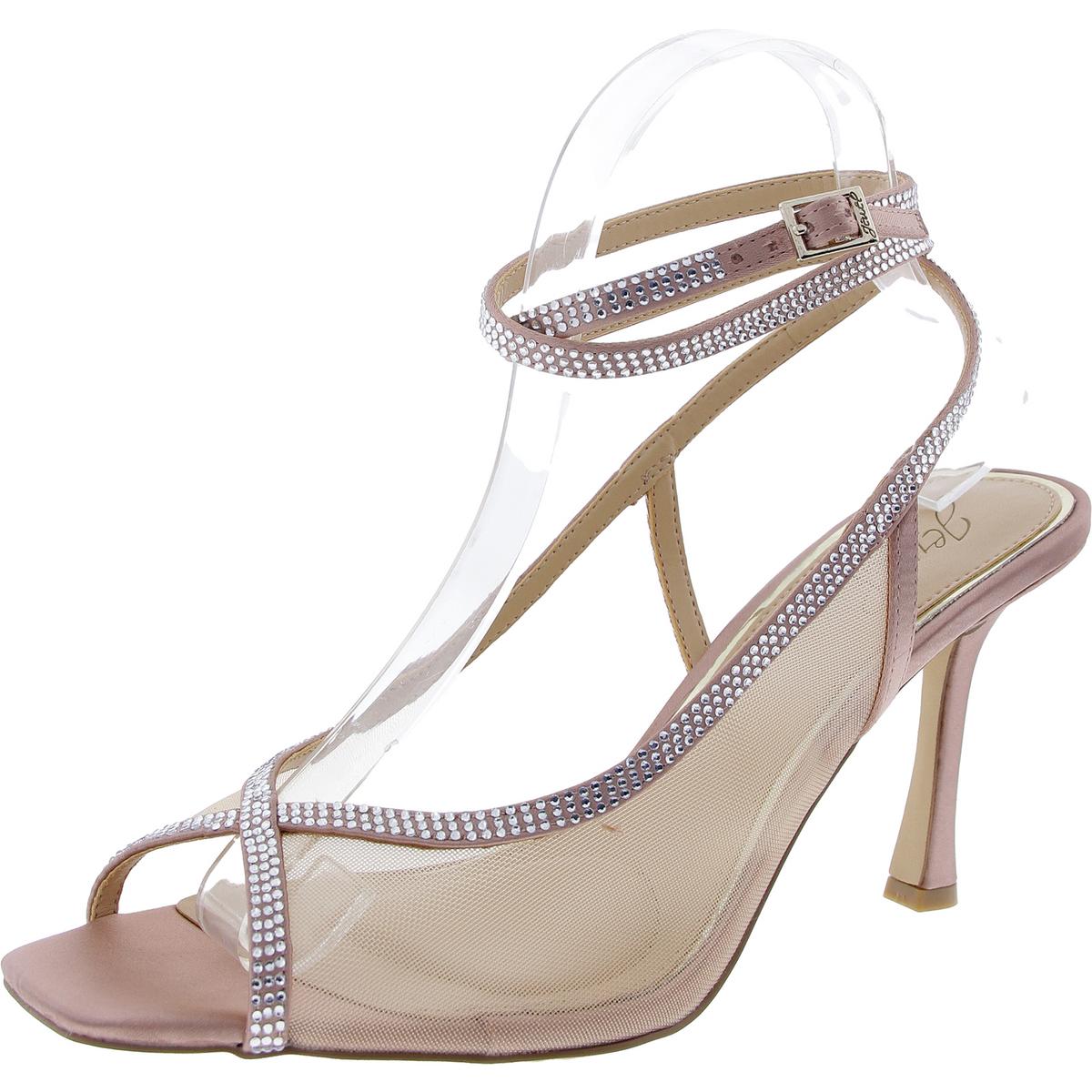 TAMERA Rhinestone Mesh Ankle Strap