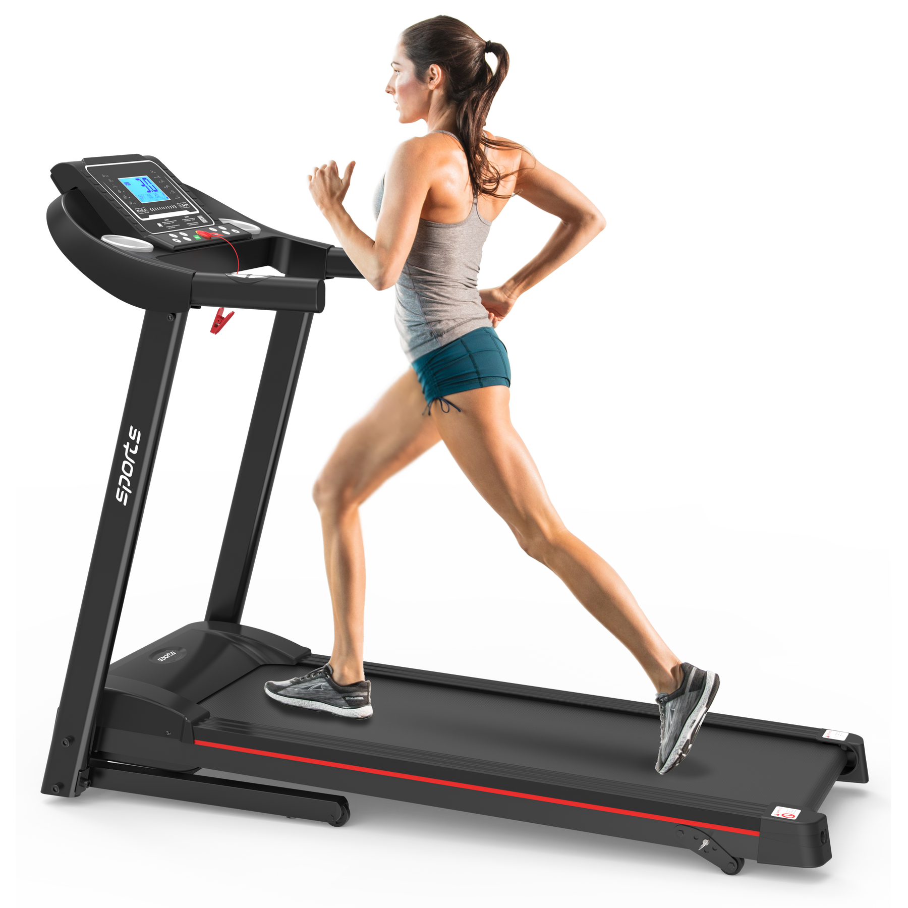 Streamdale Fitshow App Home Foldable Treadmill With Incline 7833665208380