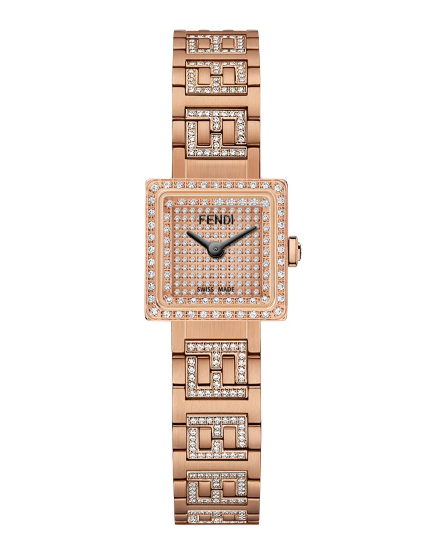 Forever Fendi Square Diamond Watch 7712514801724