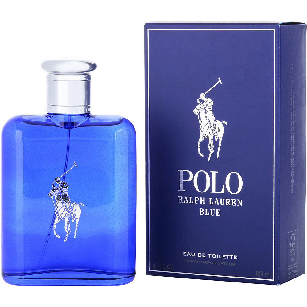 Polo Blue By Ralph Lauren Edt Spray Refillable 4.2 Oz Men 7827905806396