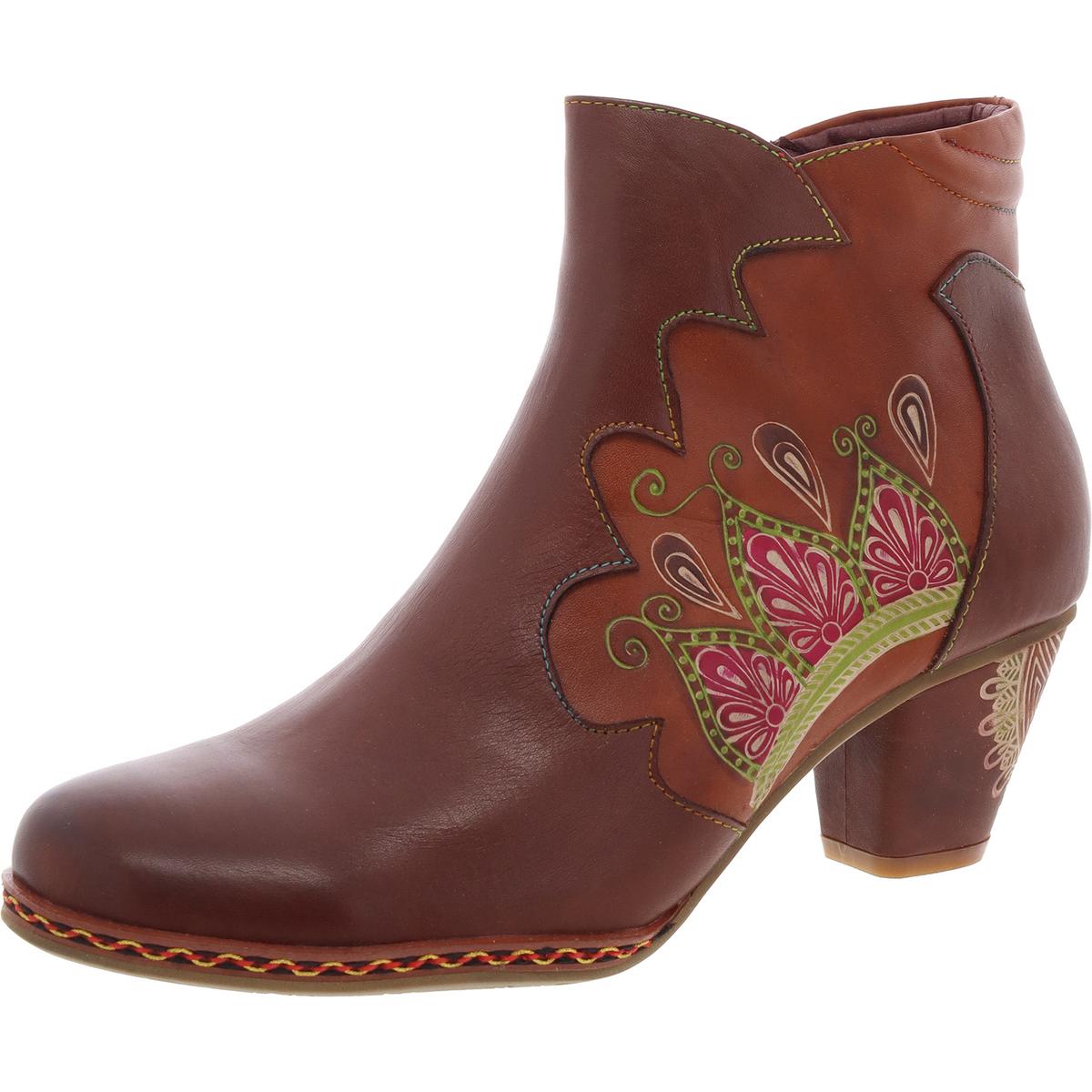 Zamihi Zipper Leather Booties