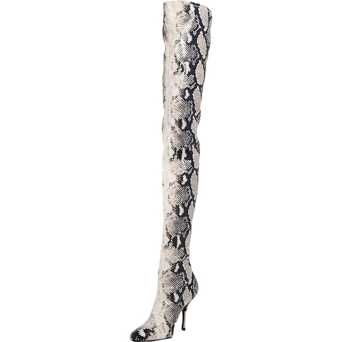 Shiloh Snake Thigh-High Boots