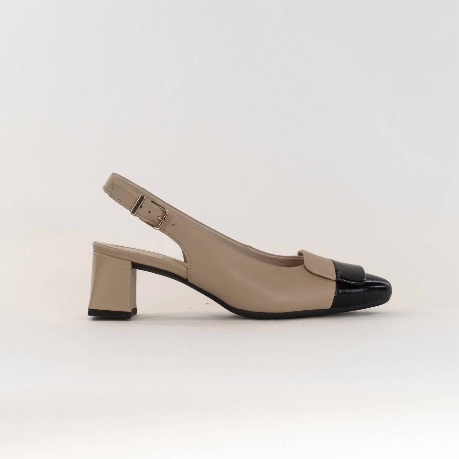 Women's Shoes In Beige/ Schwarz