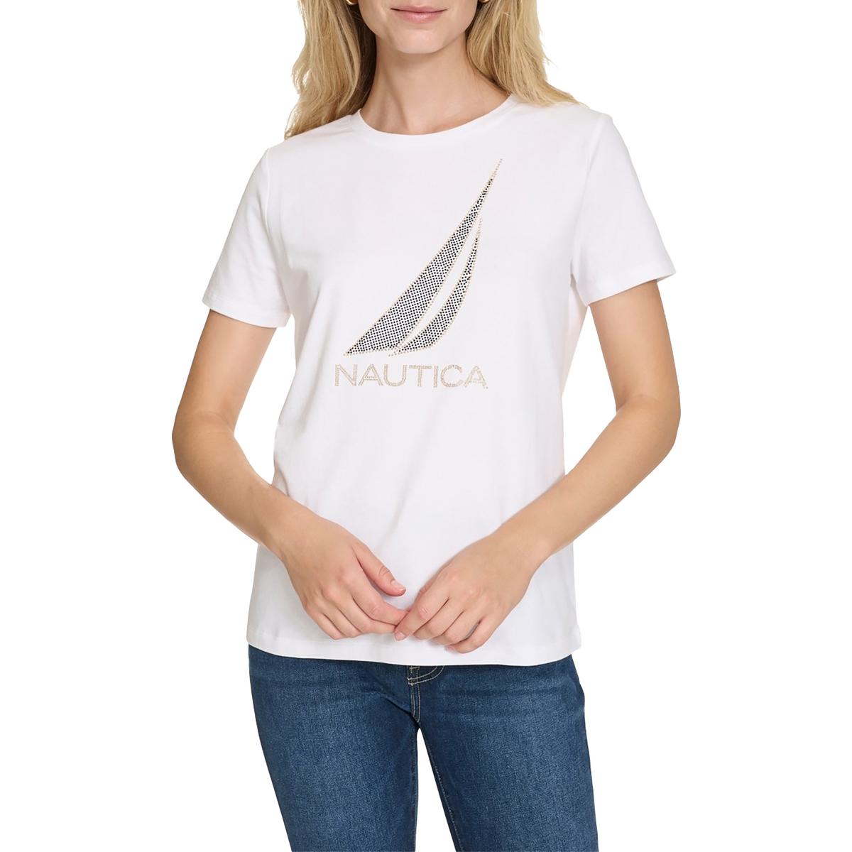 Embellished Cotton Graphic T-Shirt