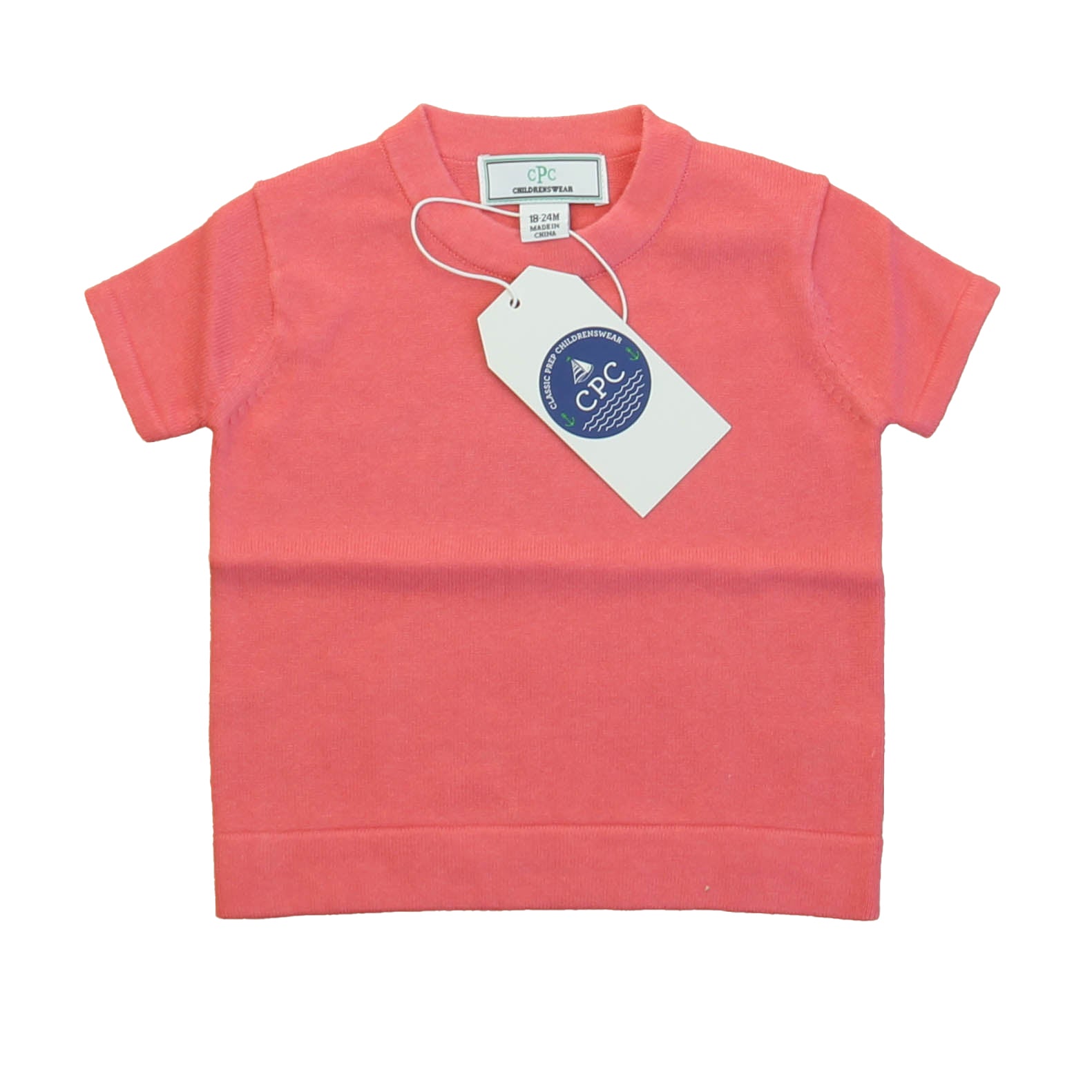 Classic Prep Girls Sunkissed Coral Sweater Size: 12-24 Months 7805831315516