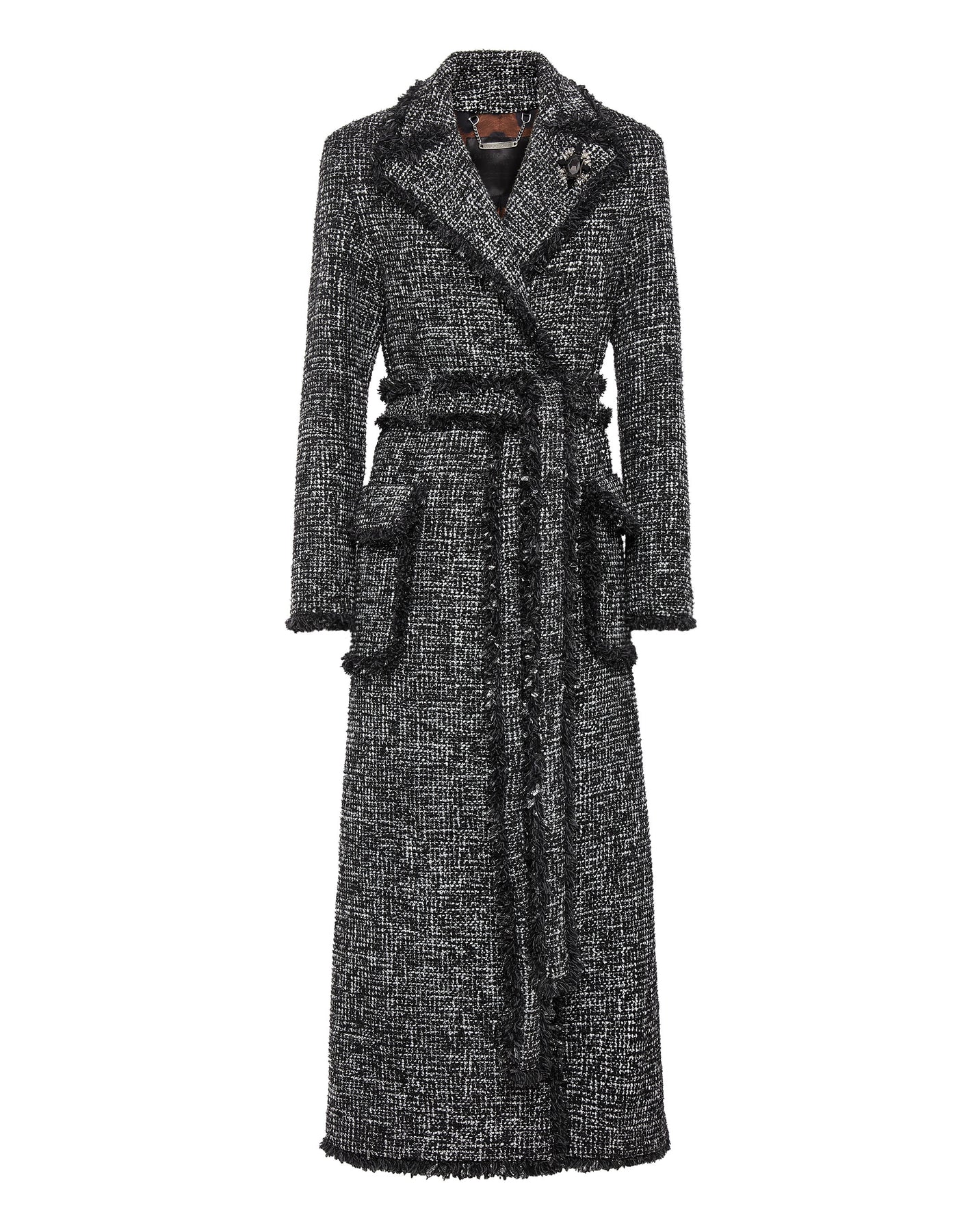 Tweed Long Coat 7676520366140