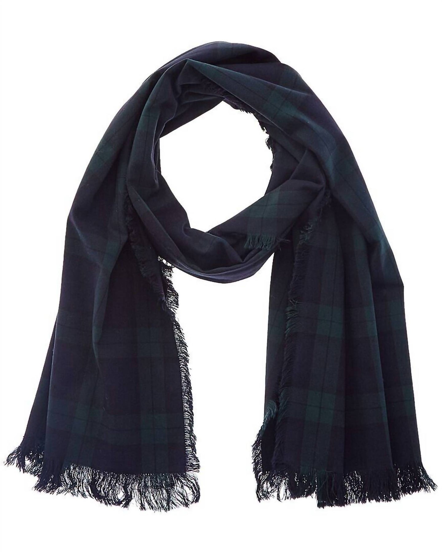 Men's Tartan Scarf In Blackwatch