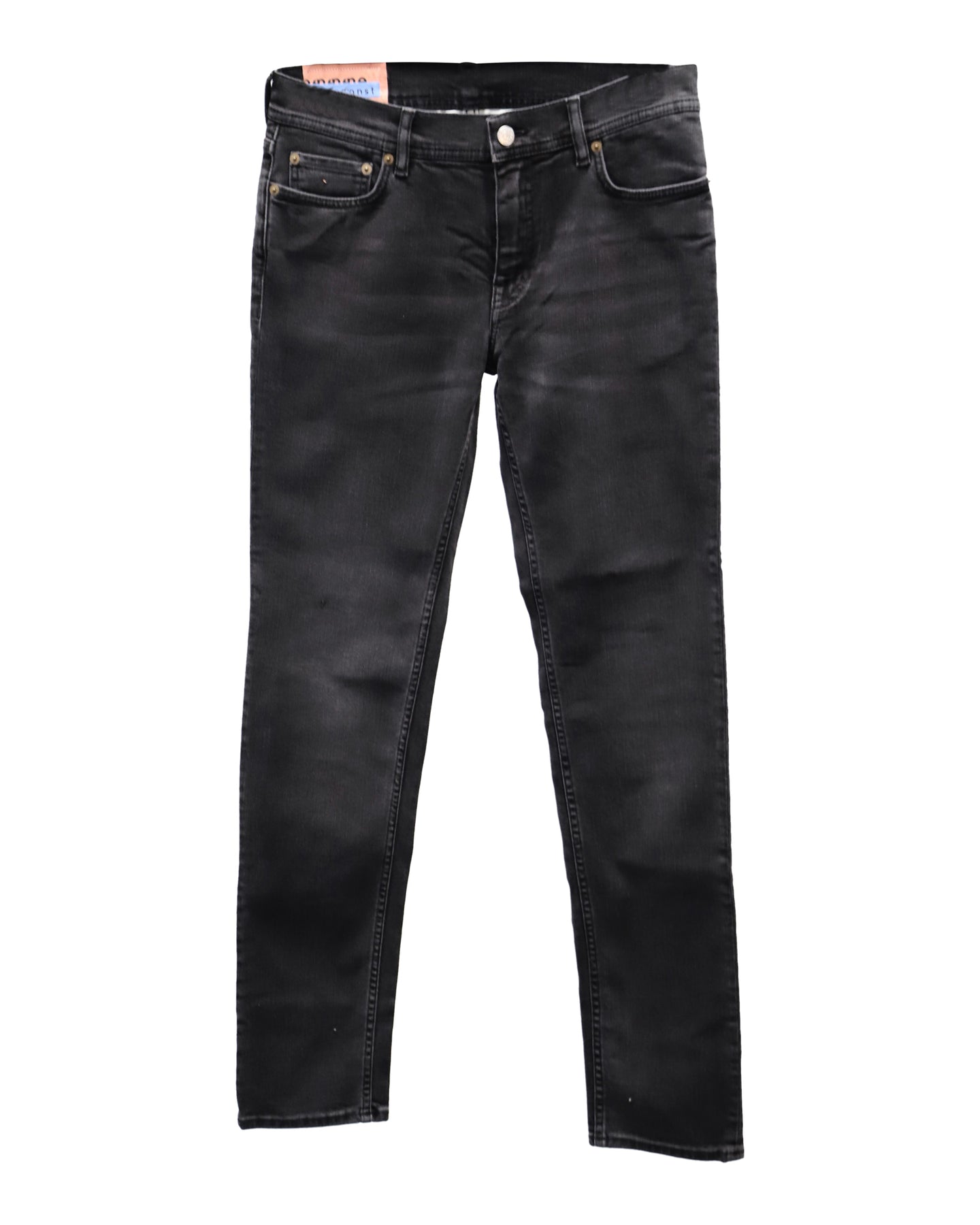 Acne Studios North Slim Fit Jeans in Black Cotton 7766484123708