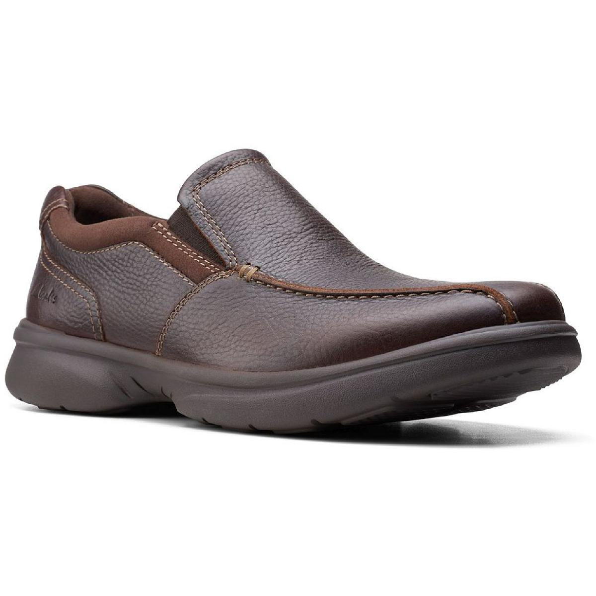 Bradley Step Leather Slip On Loafers