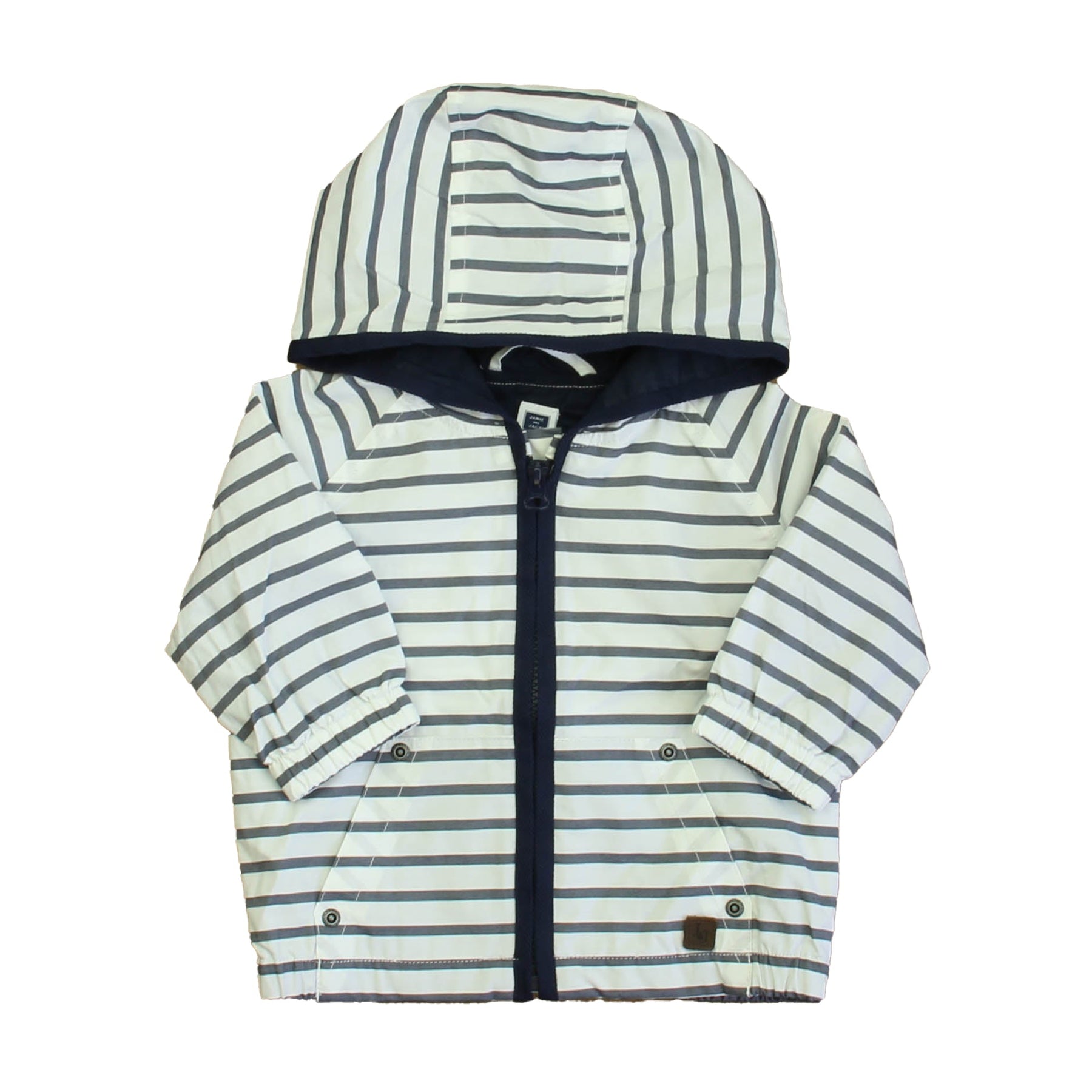 Janie and Jack Boys White | Navy Stripe Jacket 7805824630844
