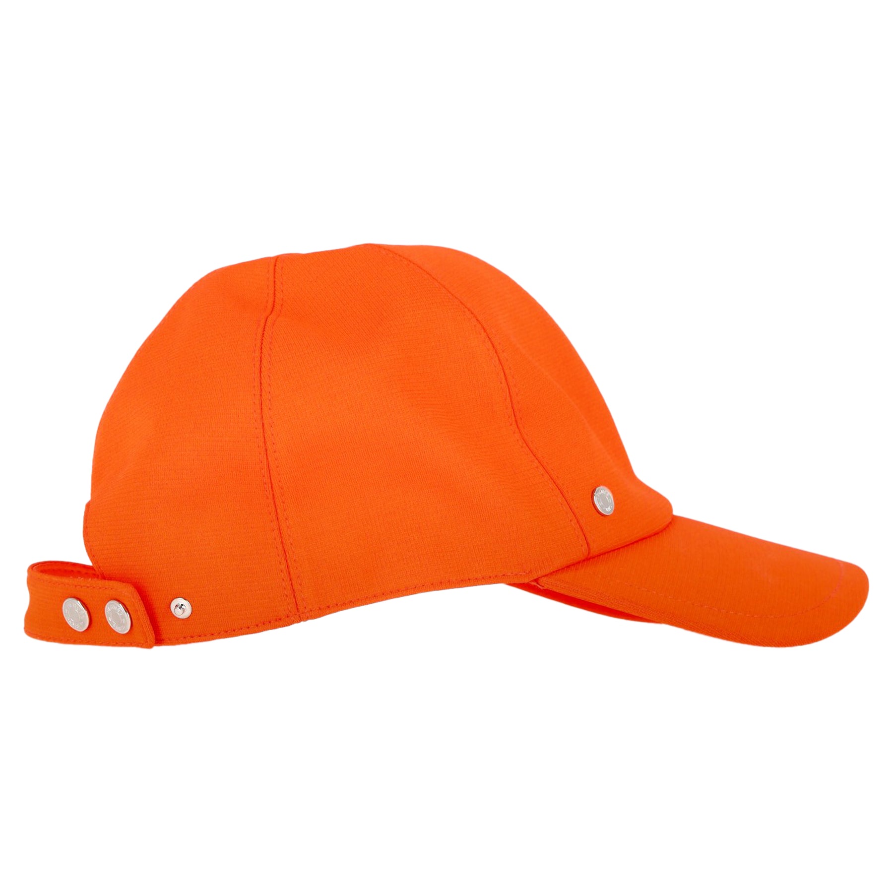 Hermès Serena Adjustable Baseball Hat in Orange Cotton 7833203179580