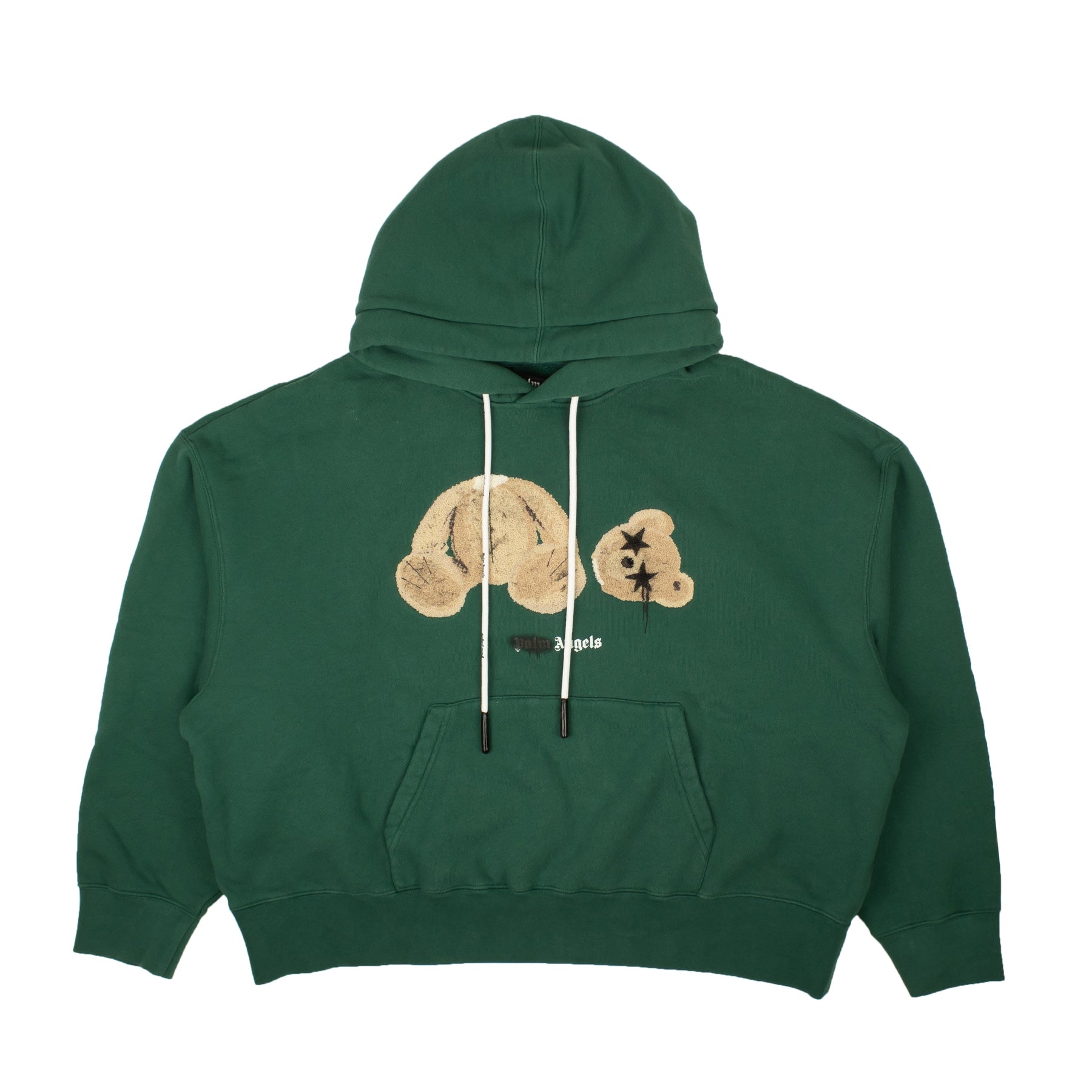 Green Boucle Bear Hoodie