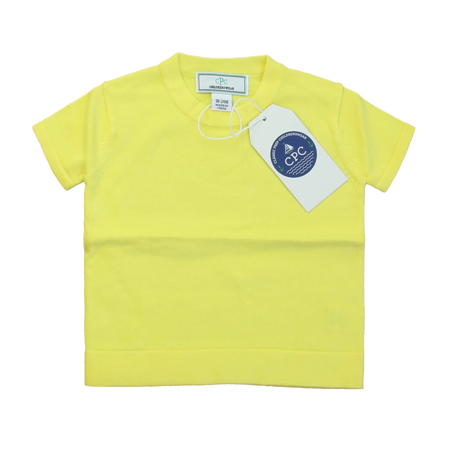 Classic Prep Girls Limelight Yellow Sweater Size: 12-24 Months 7805960093756