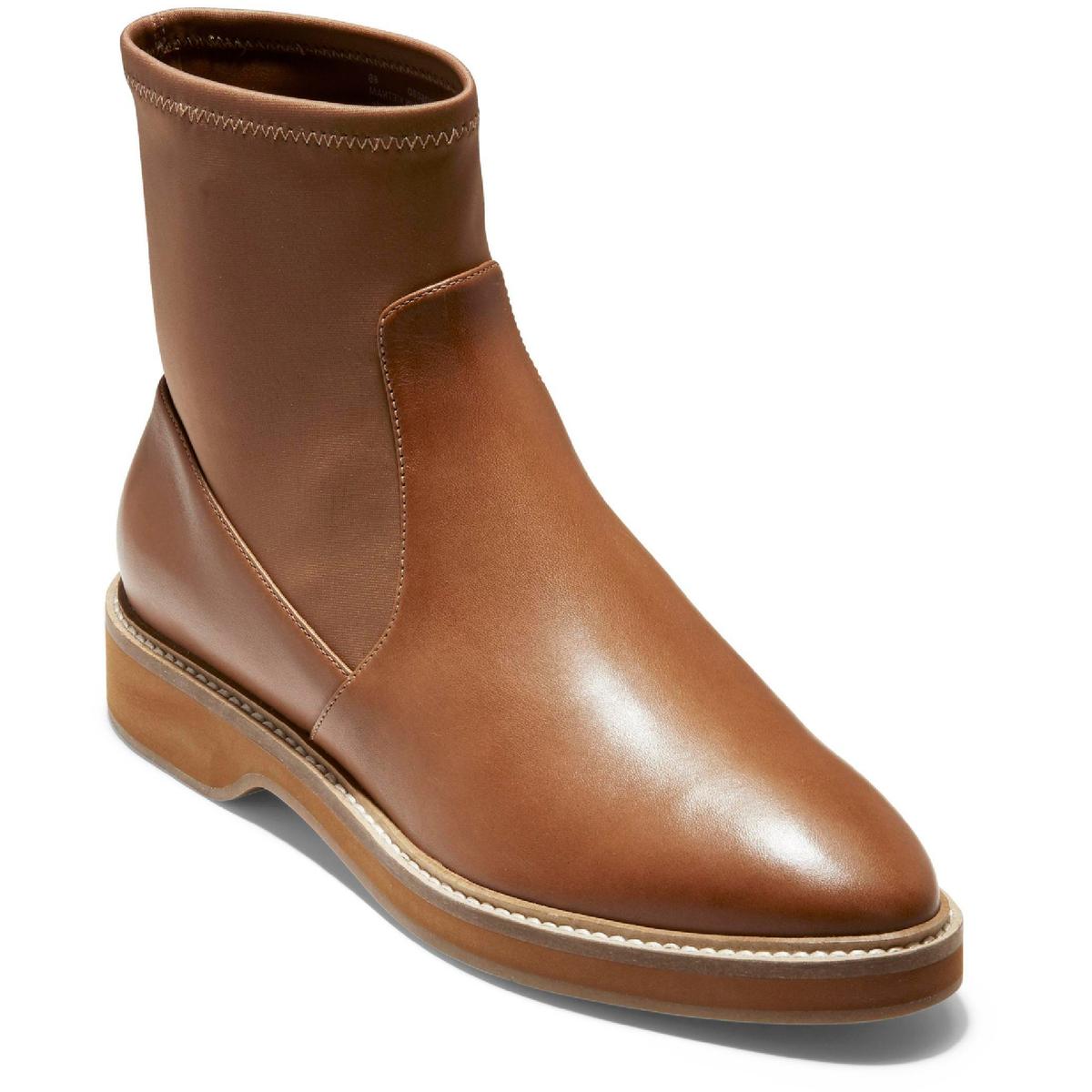 Go -To Leather Pointed Toe Chelsea Boots