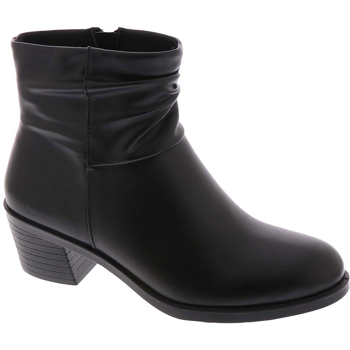 True Pull On Dressy Ankle Boots