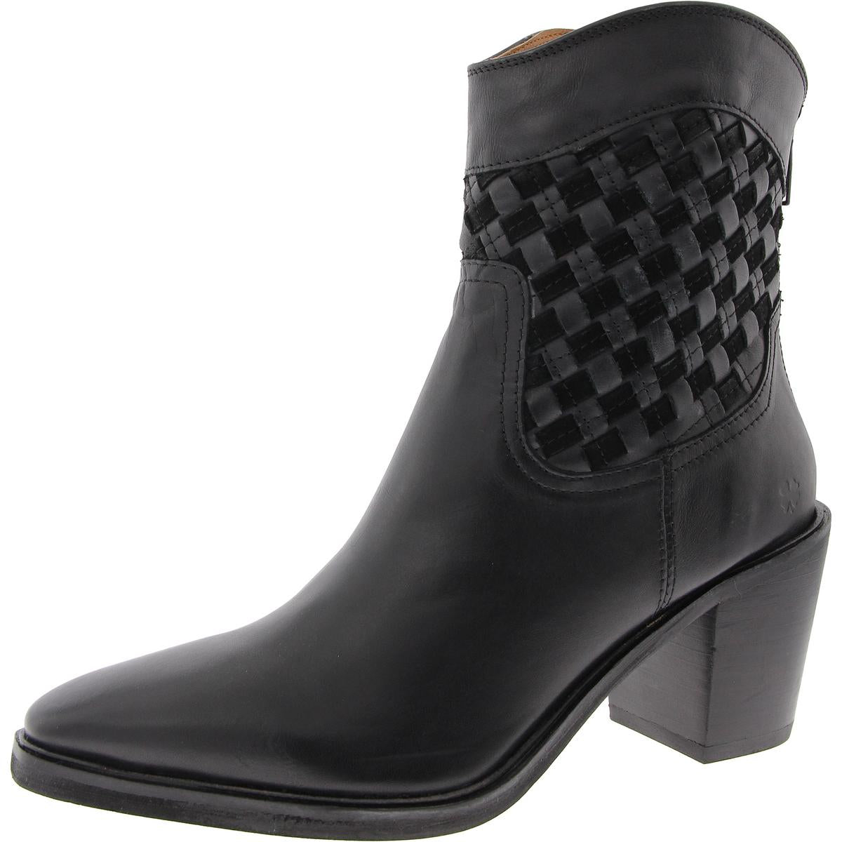 Solid Leather Booties