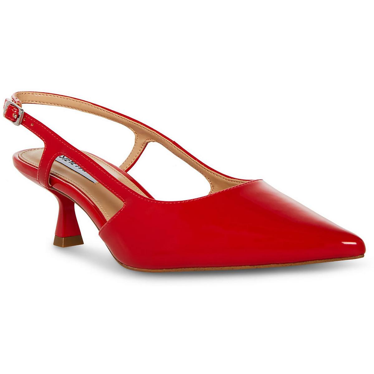 Legaci Patent Cut-Out Slingback Heels