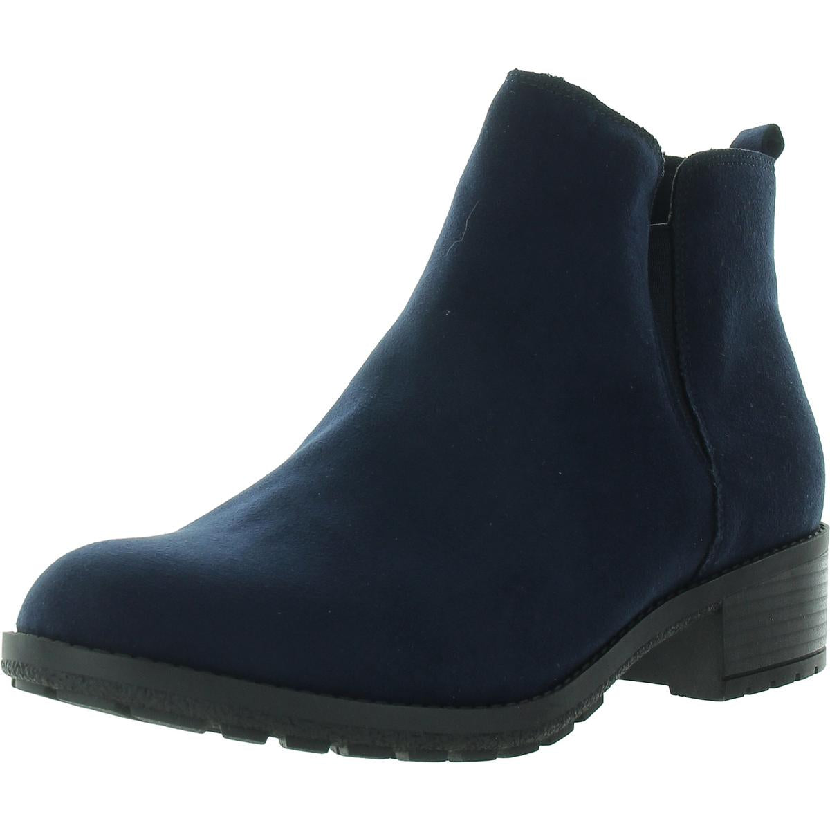 Garnerr Zipper Faux Suede Booties