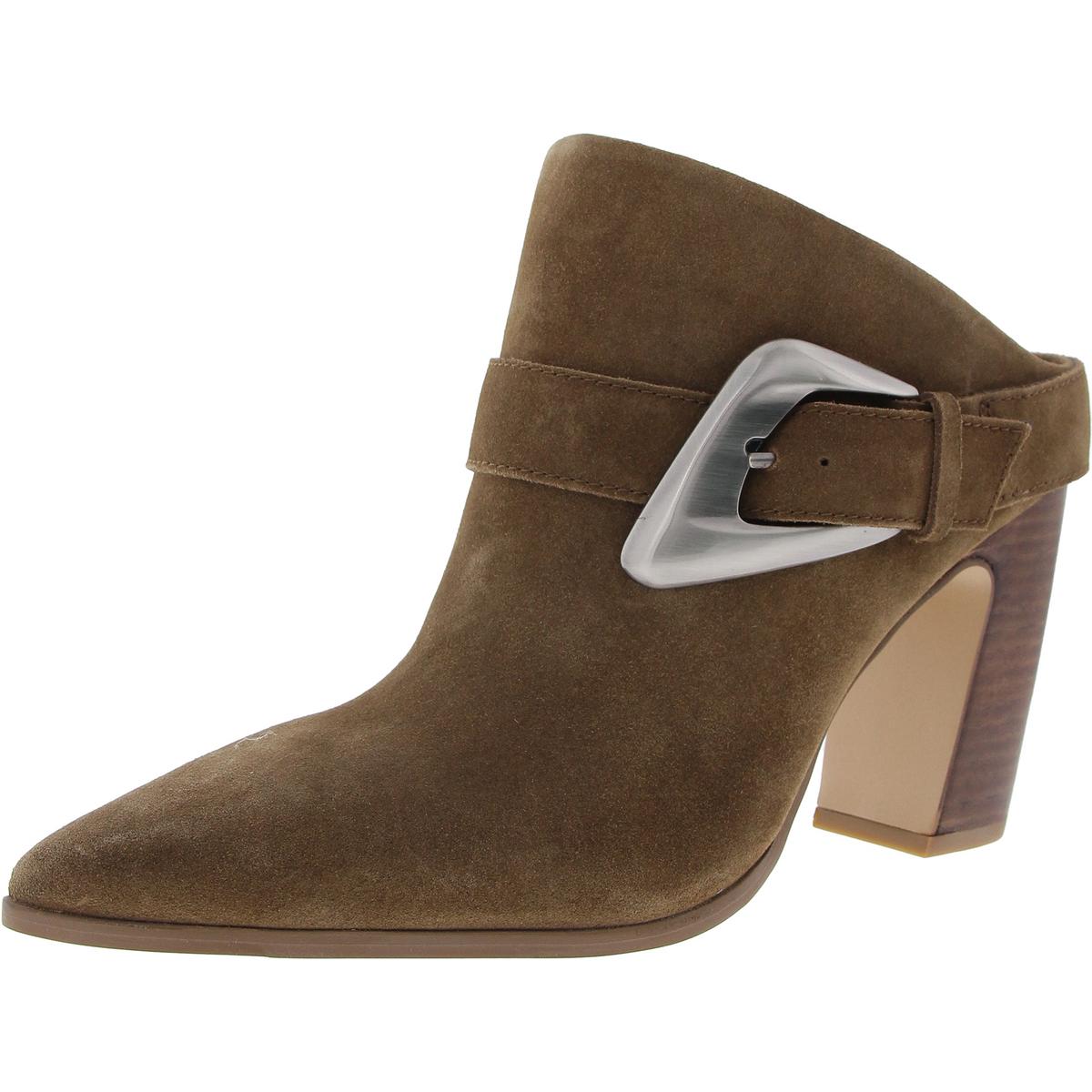 Baily Buckle Suede Ankle Boots