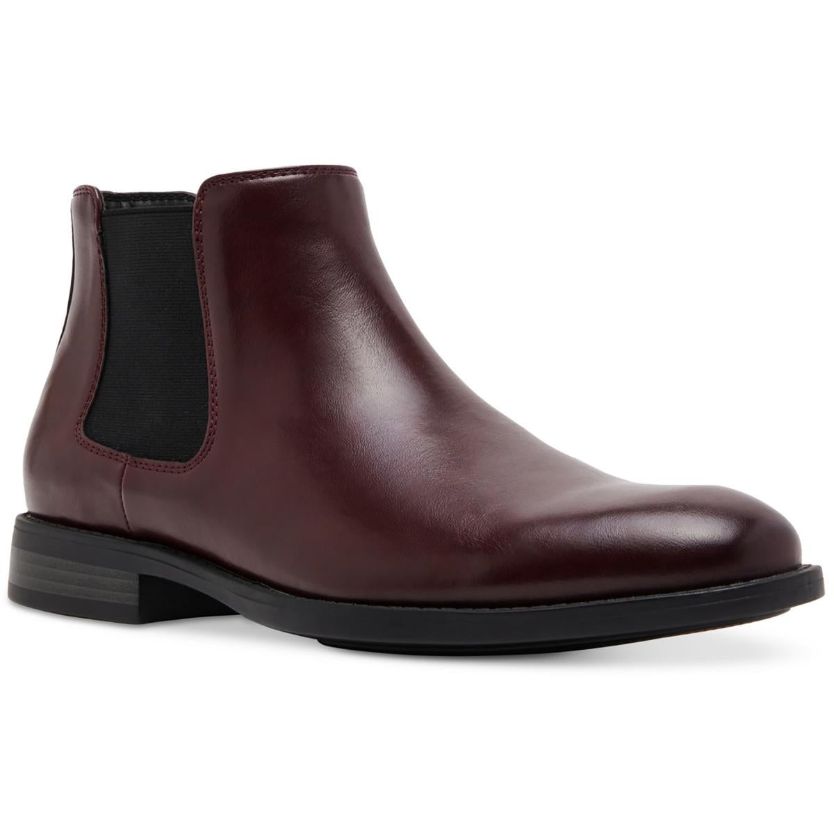Maxxin Stretch Faux Leather Chelsea Boots