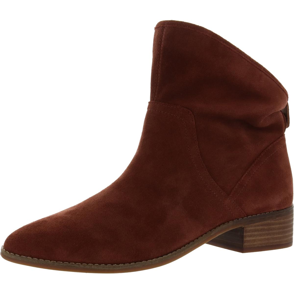 Lolllin Leather Stacked Heel Booties