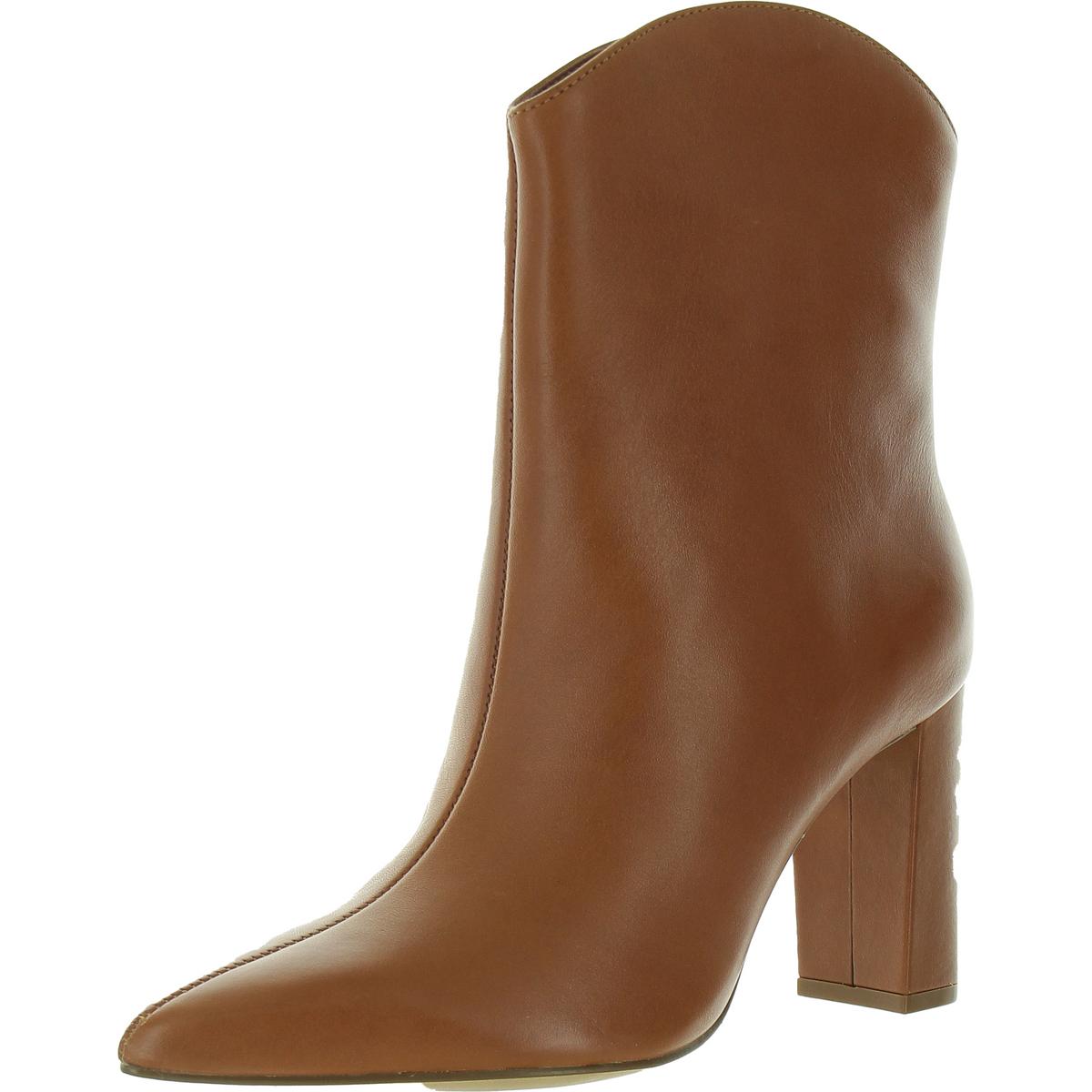 Solid Faux Leather Booties