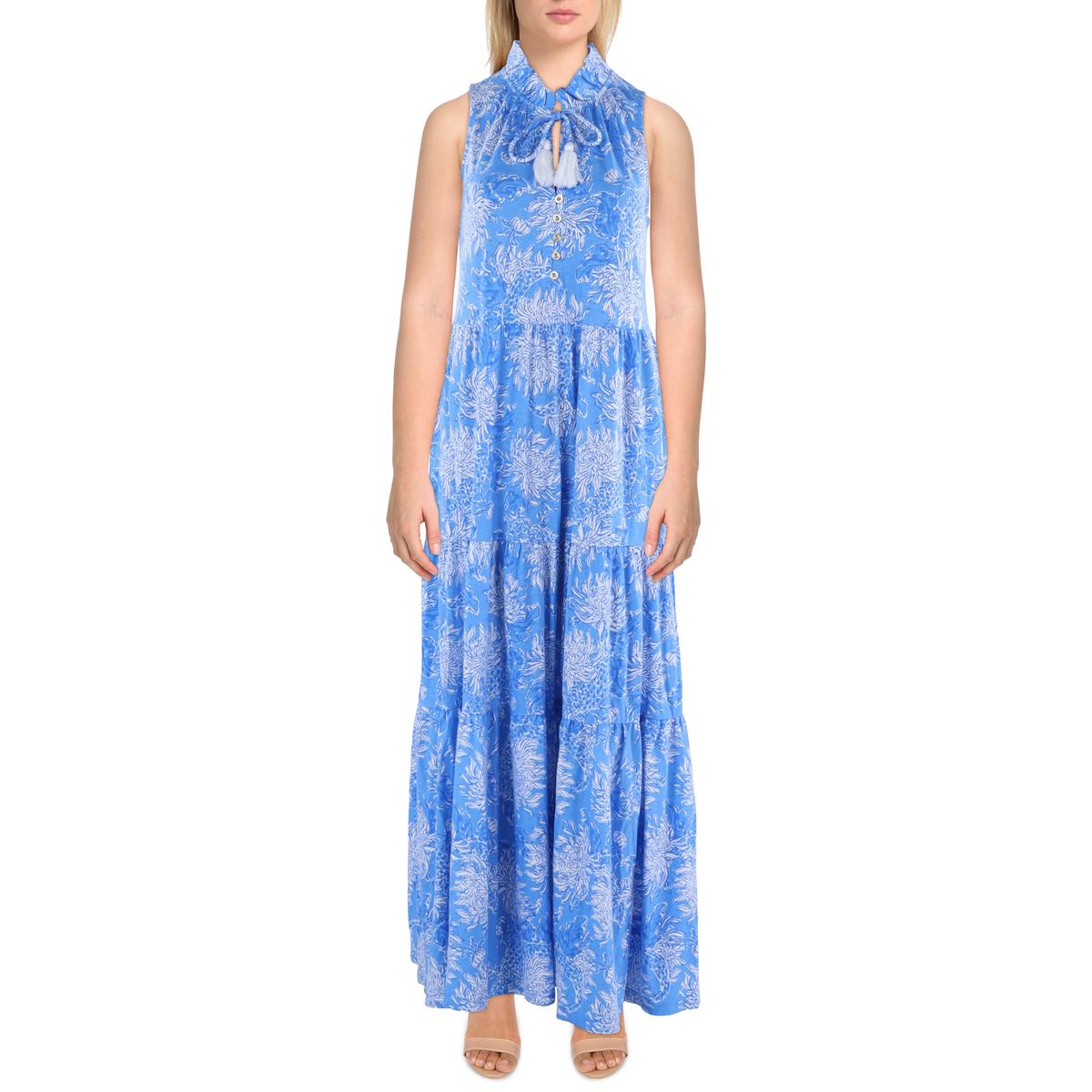 Malone Printed Cotton Maxi Dress