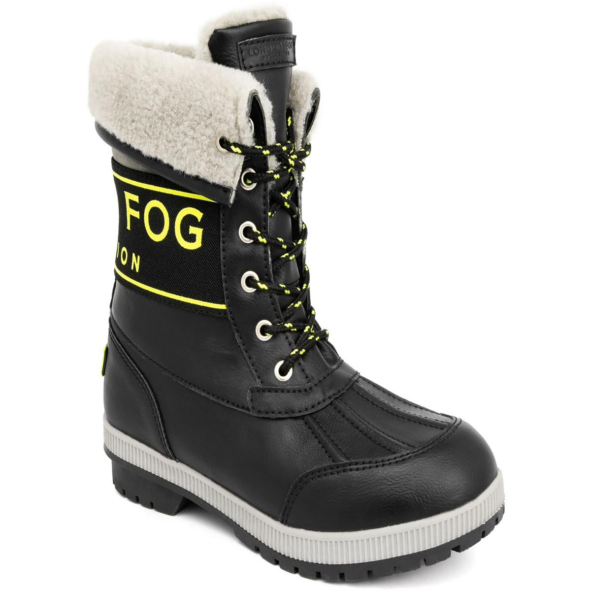 Mely Faux Leather Logo Winter & Snow Boots