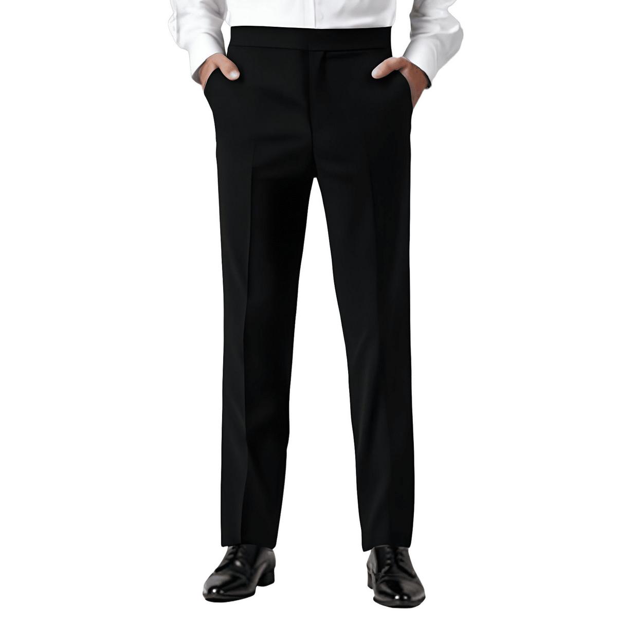 Wool Straight Leg Pants