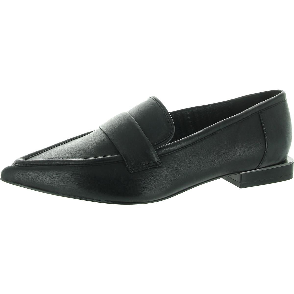 Calentha Solid Leather Loafers