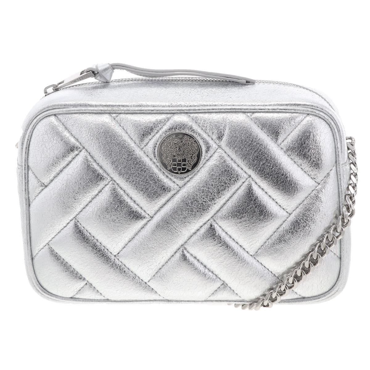 Kisho Quilted Leather Crossbody Handbag