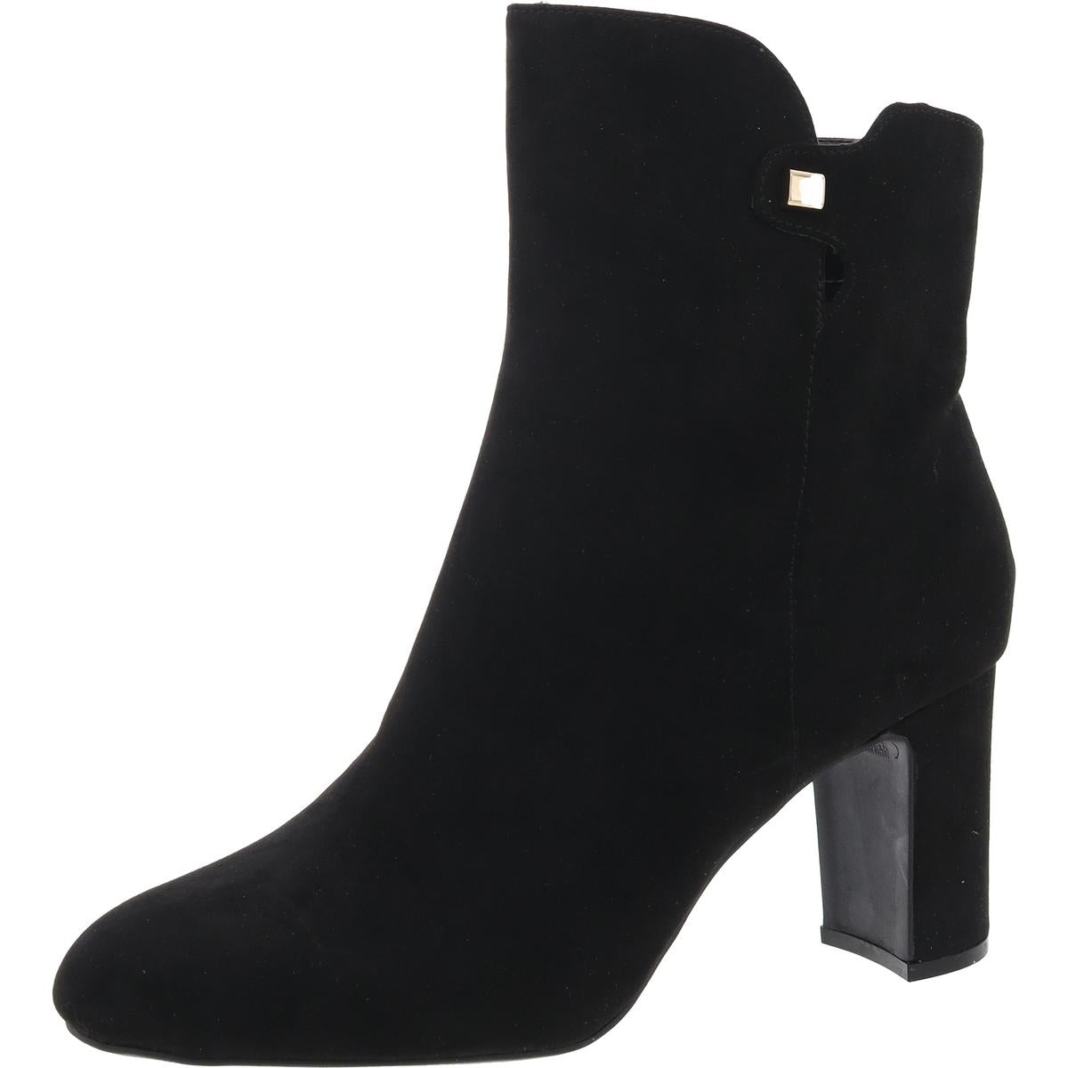 GeorgiaaF Zipper Microfiber Ankle Boots