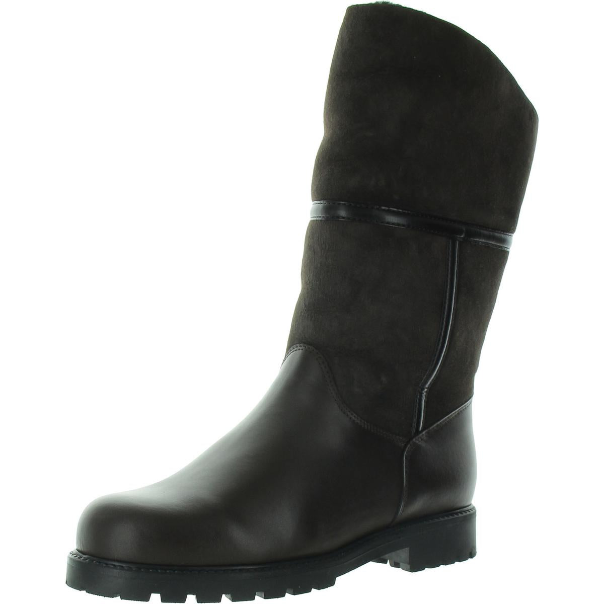 Harlan Faux Fur Lined Fur Mid-Calf Boots