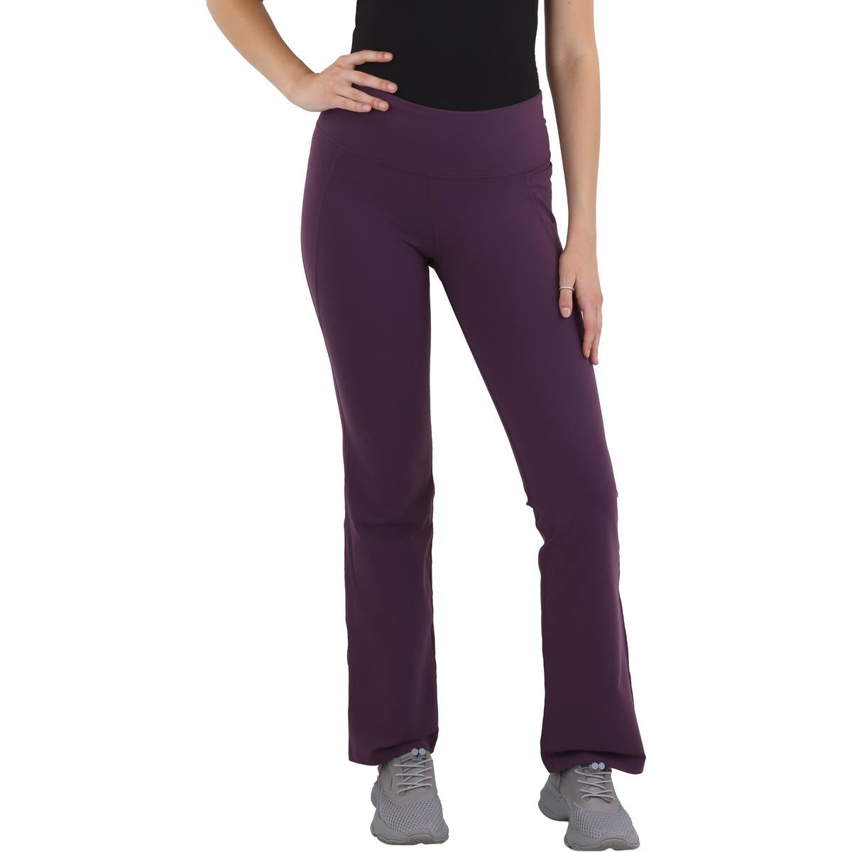 HR Mini-Flare Legging Pocket Nylon Yoga Pants