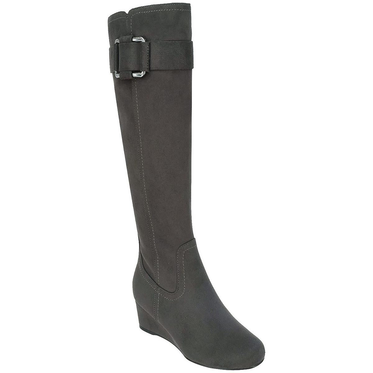 Genia Faux Suede Tall Knee-High Boots