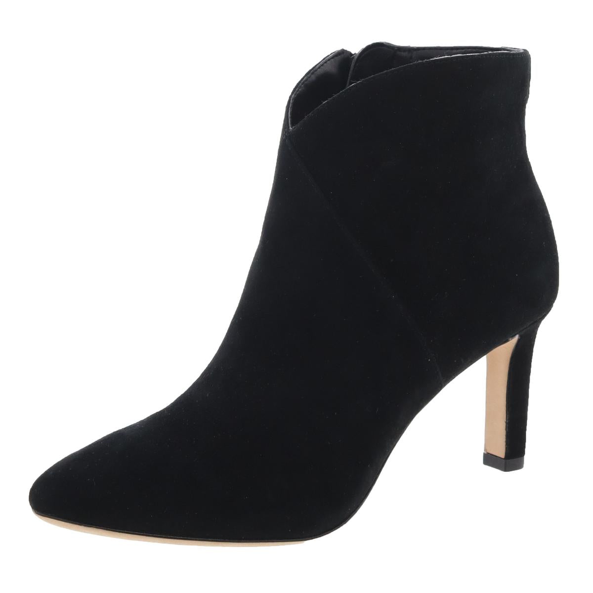 Isabelle Zipper Leather Ankle Boots