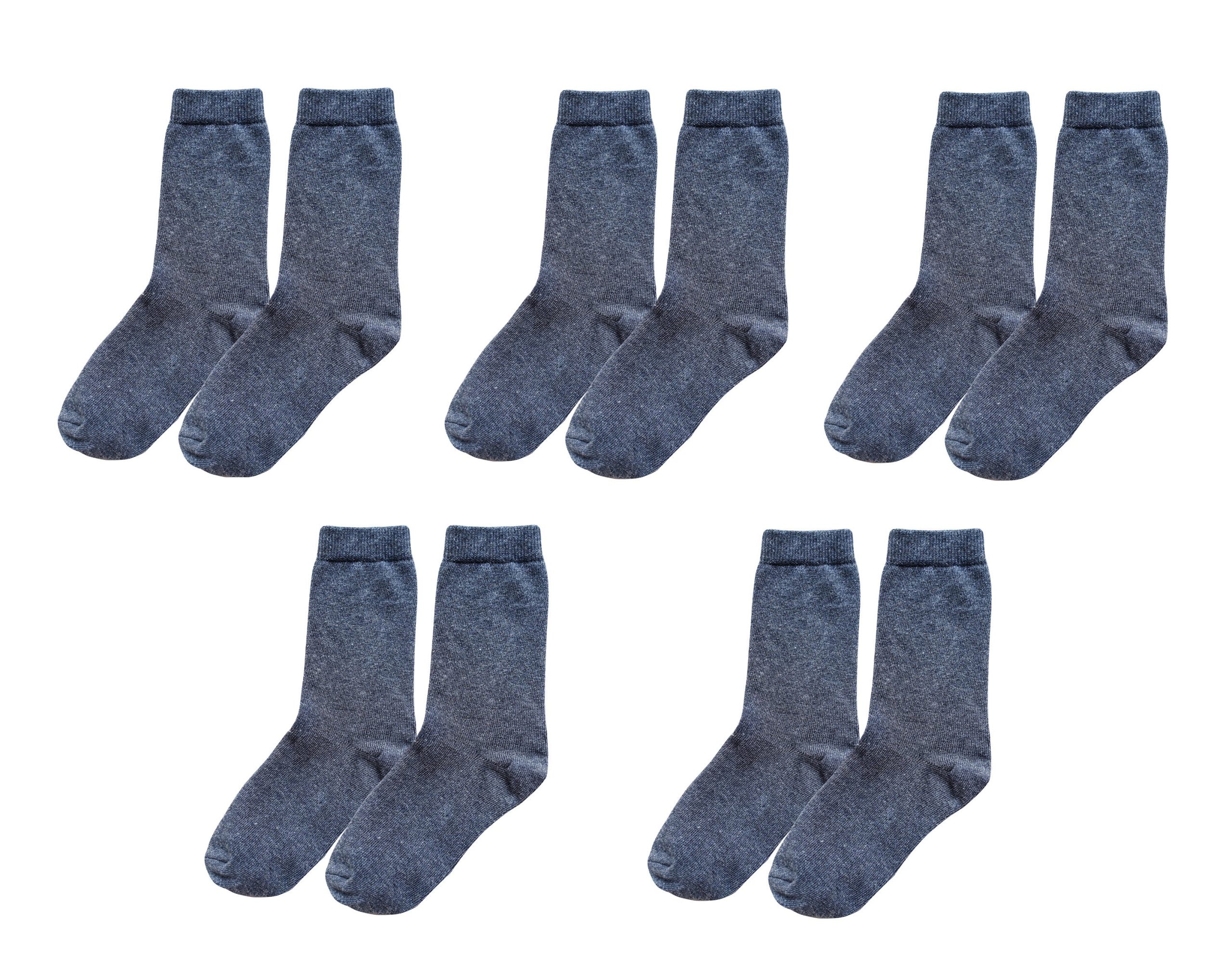 tittimitti® 98% GOTS Organic Cotton Children Kids Boy's Girl's Socks (5-pack)