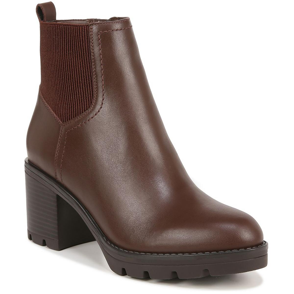 Verney Leather Block Heel Ankle Boots