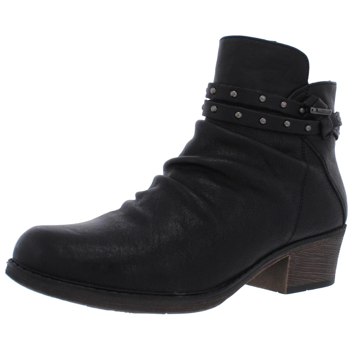 Roxie Leather Studded Booties