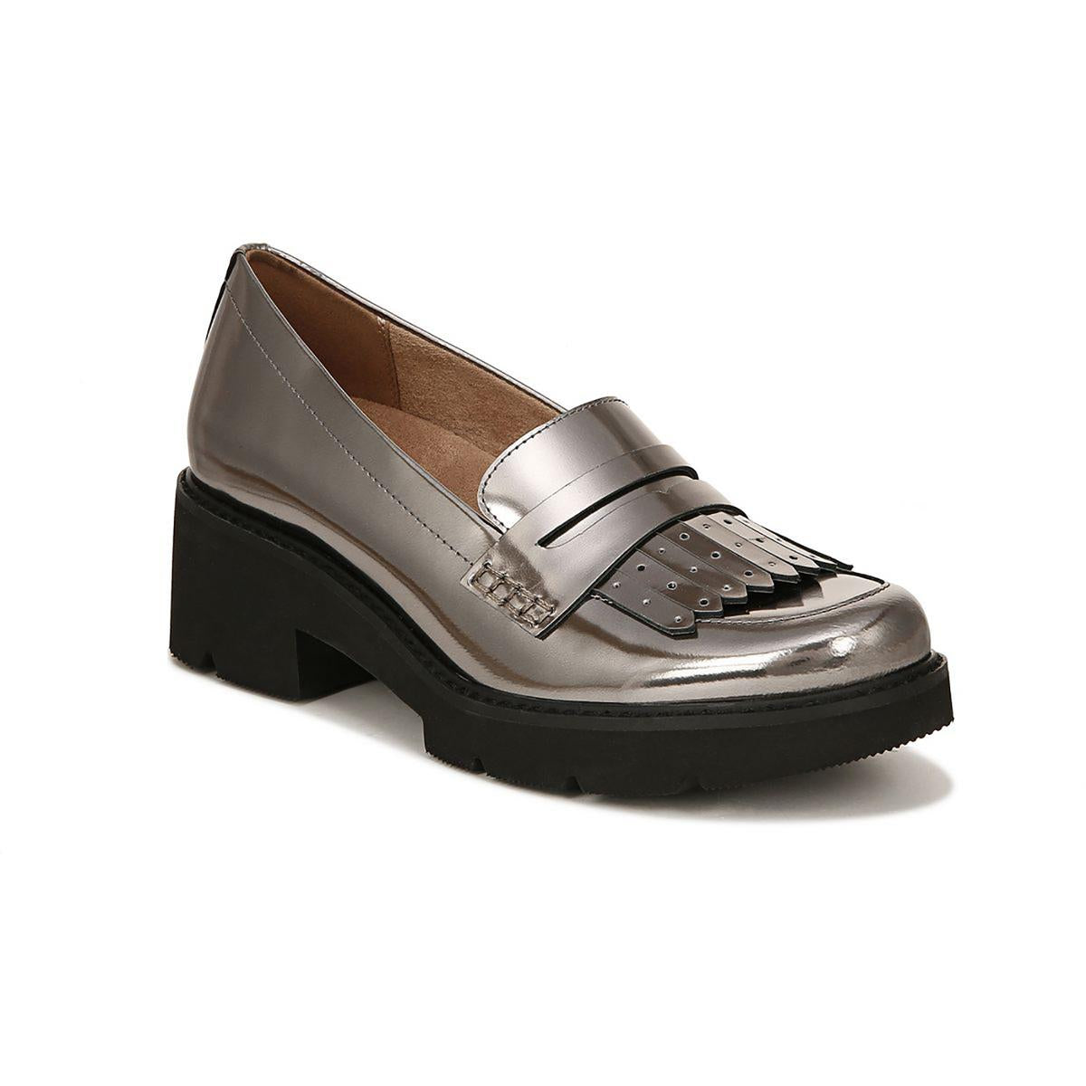 Darcy Faux Leather Slip On Loafers