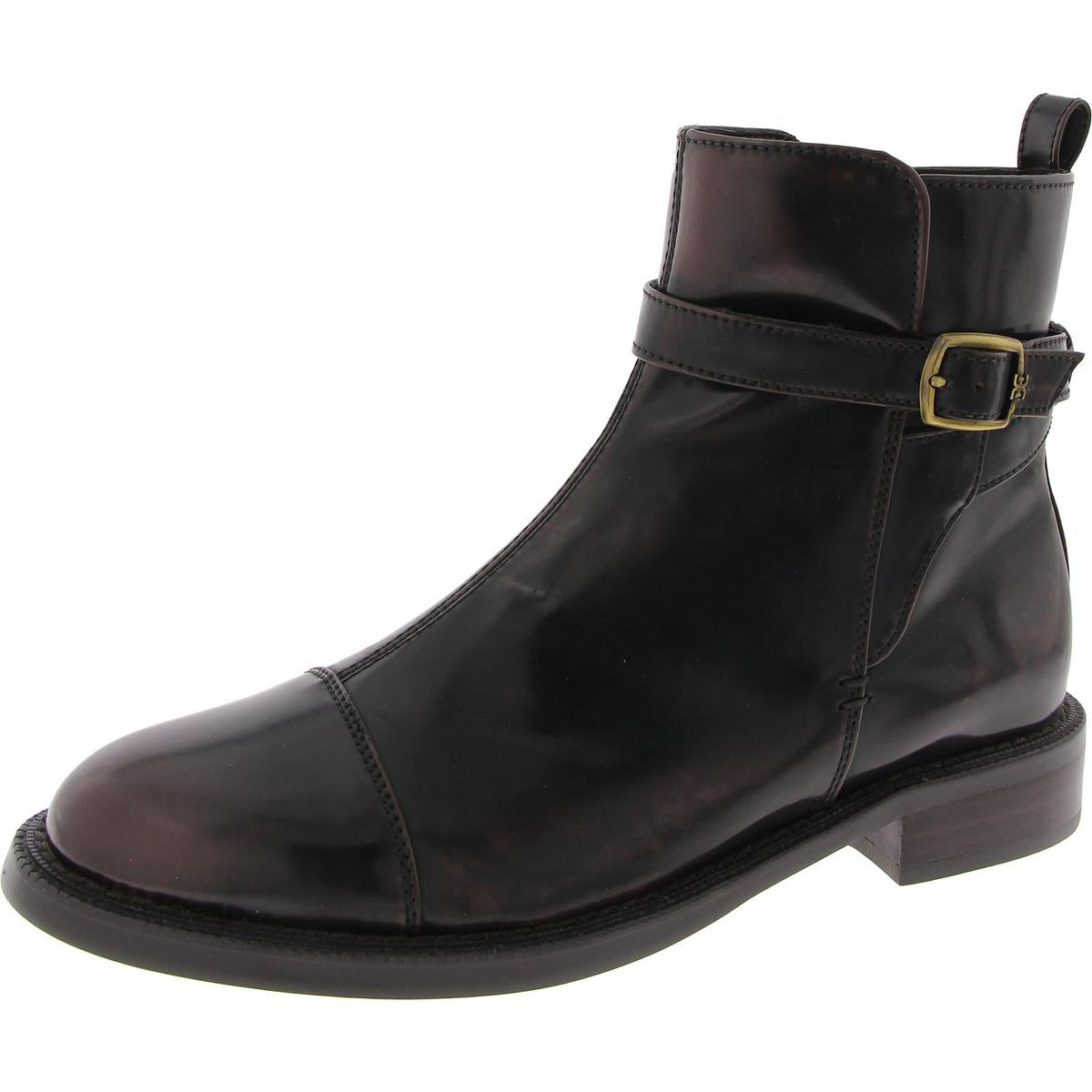 Nylonn 2 Faux Leather Zipper Booties